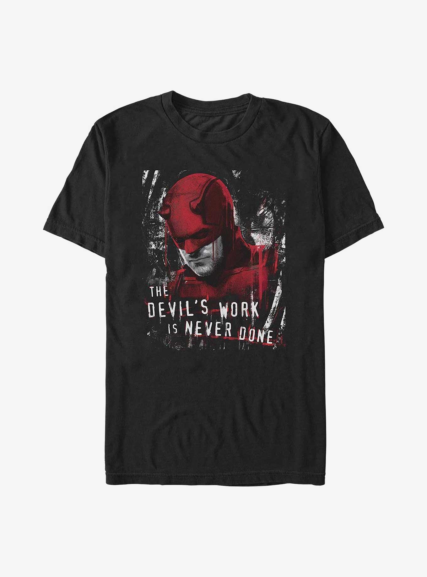 Daredevil: Born Again Work Is Never Done T-Shirt, , hi-res