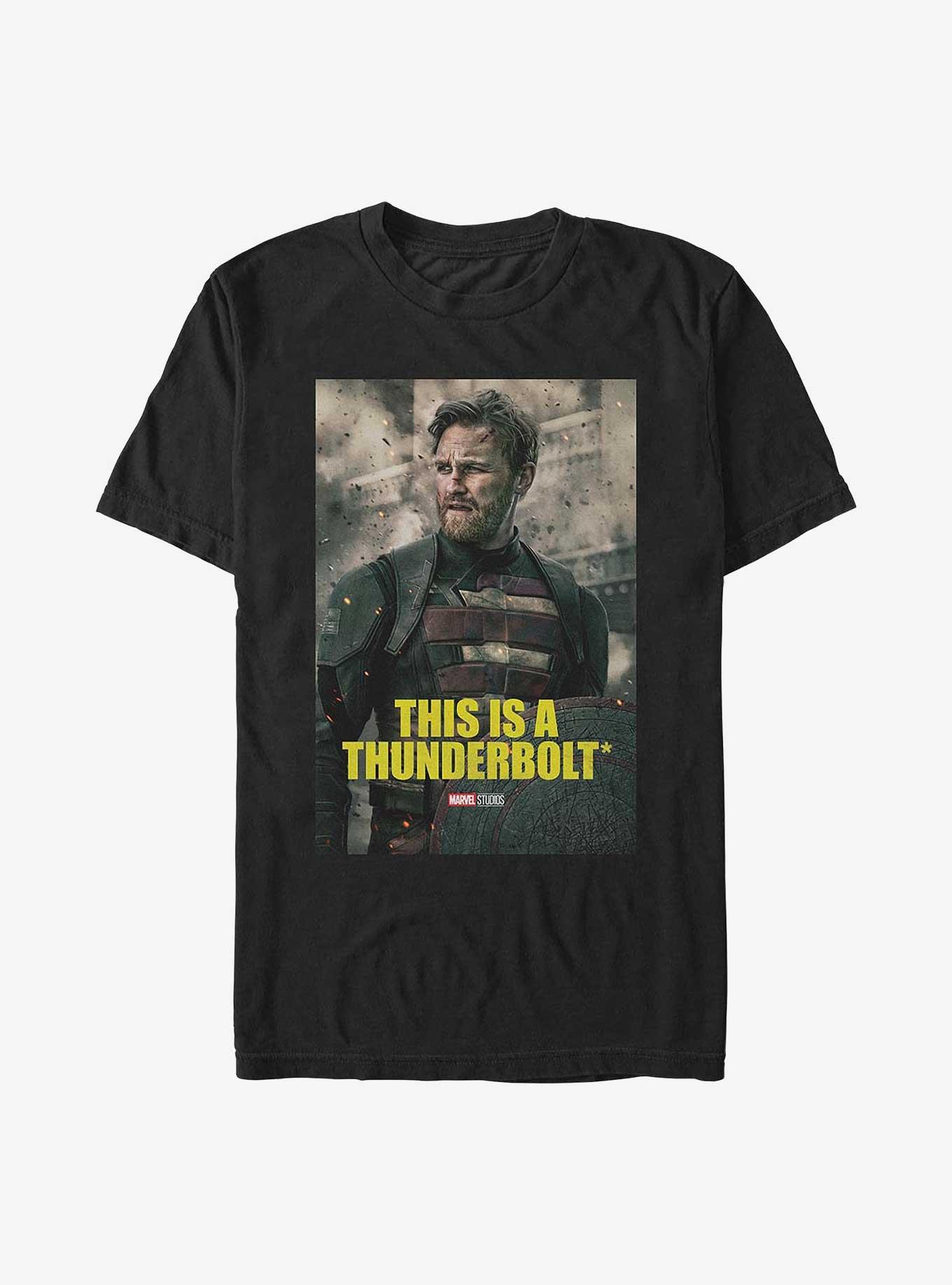 Thunderbolts U.S. Agent Poster T-Shirt, BLACK, hi-res