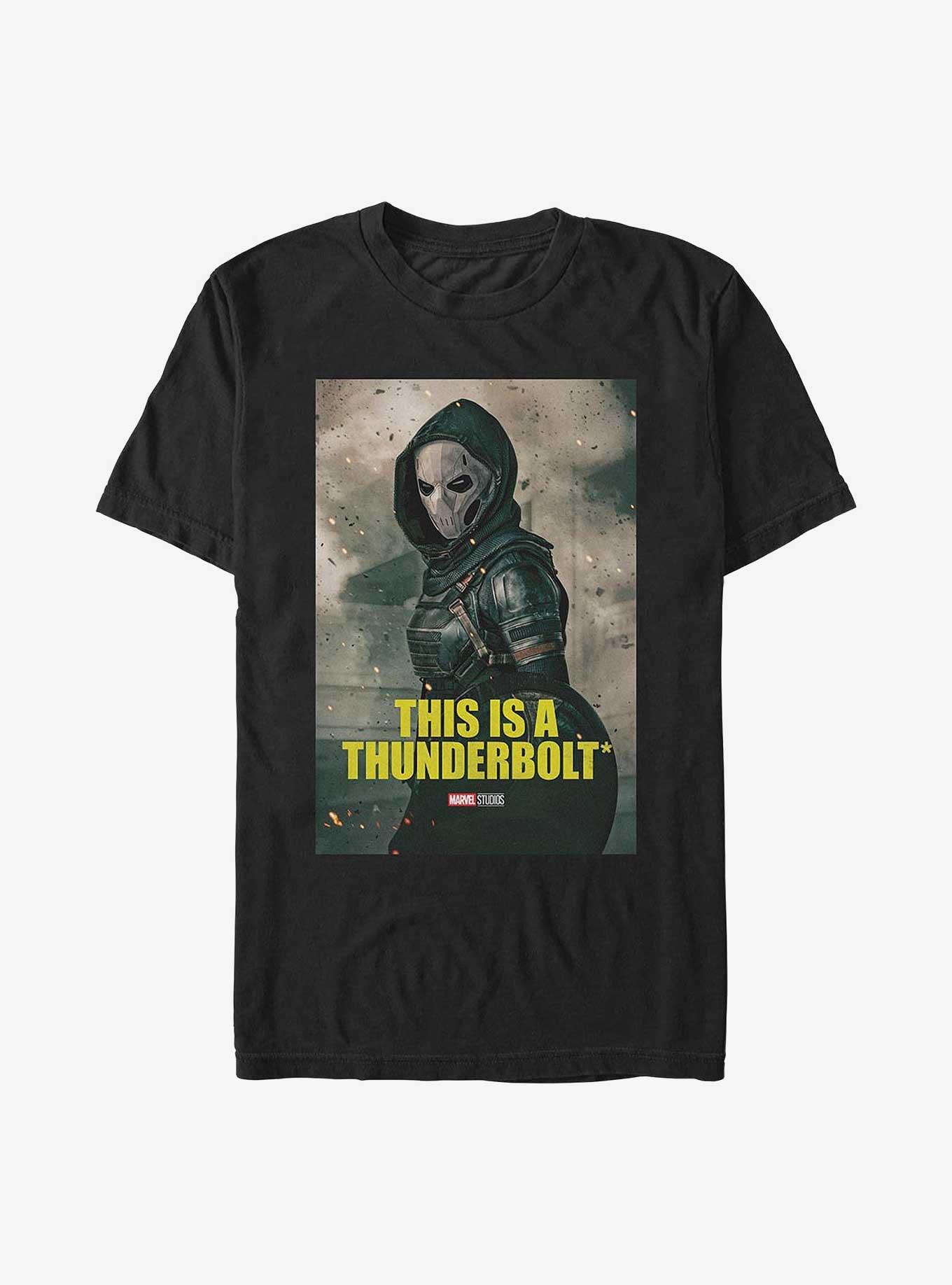 Thunderbolts Taskmaster Poster T-Shirt, BLACK, hi-res