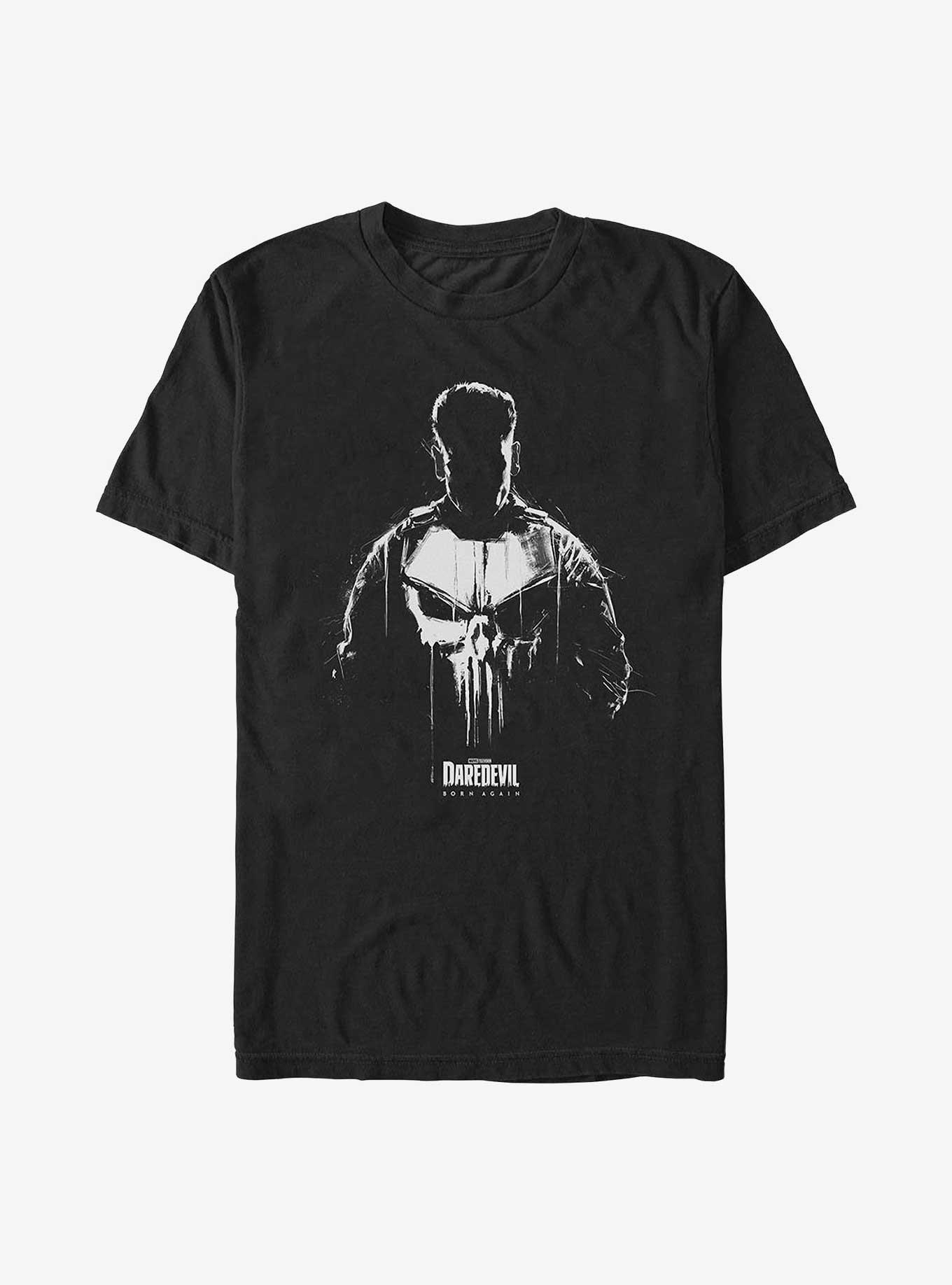 Daredevil: Born Again The Punisher In Shadows T-Shirt, BLACK, hi-res