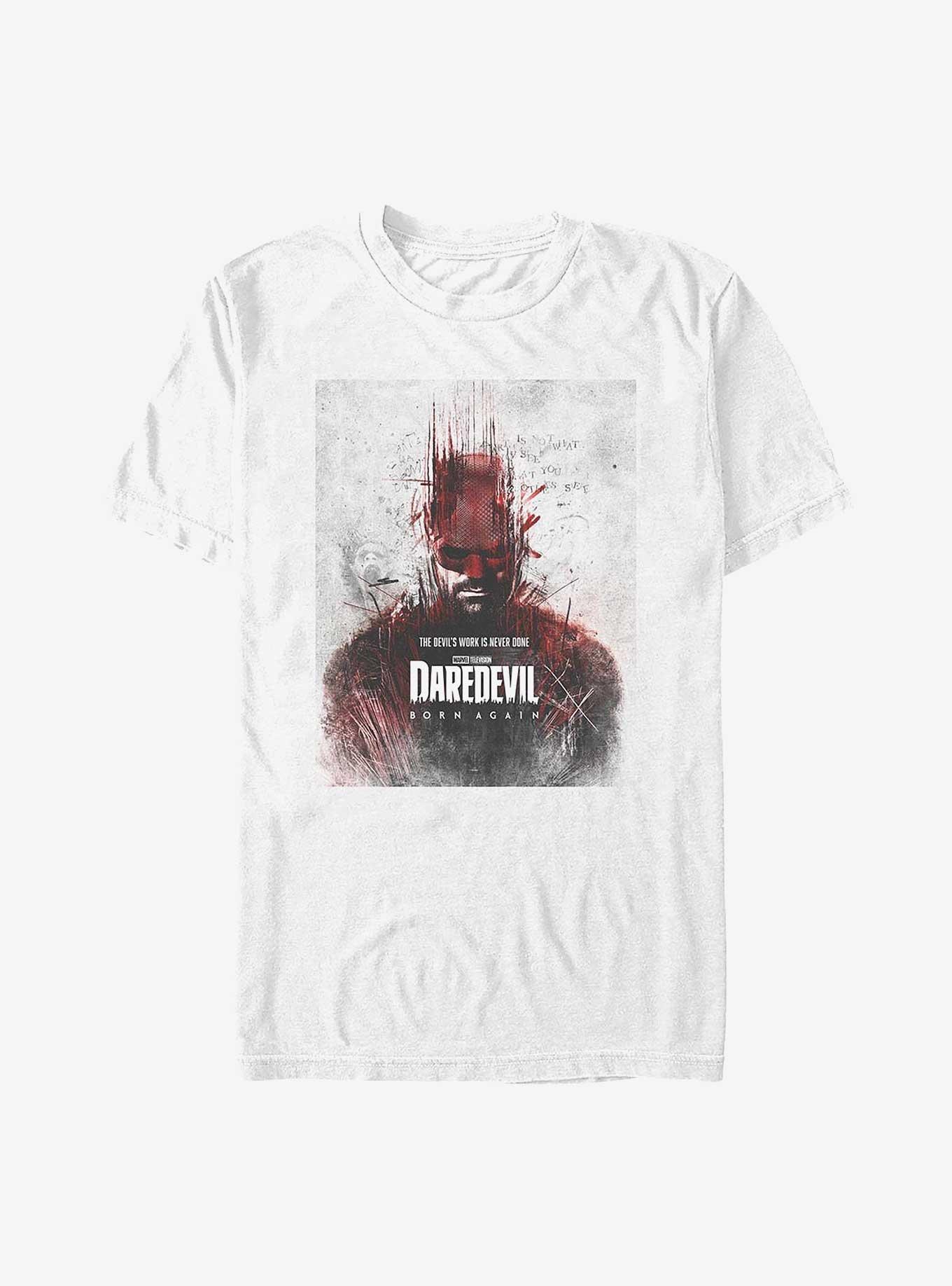 Daredevil: Born Again Poster T-Shirt, WHITE, hi-res