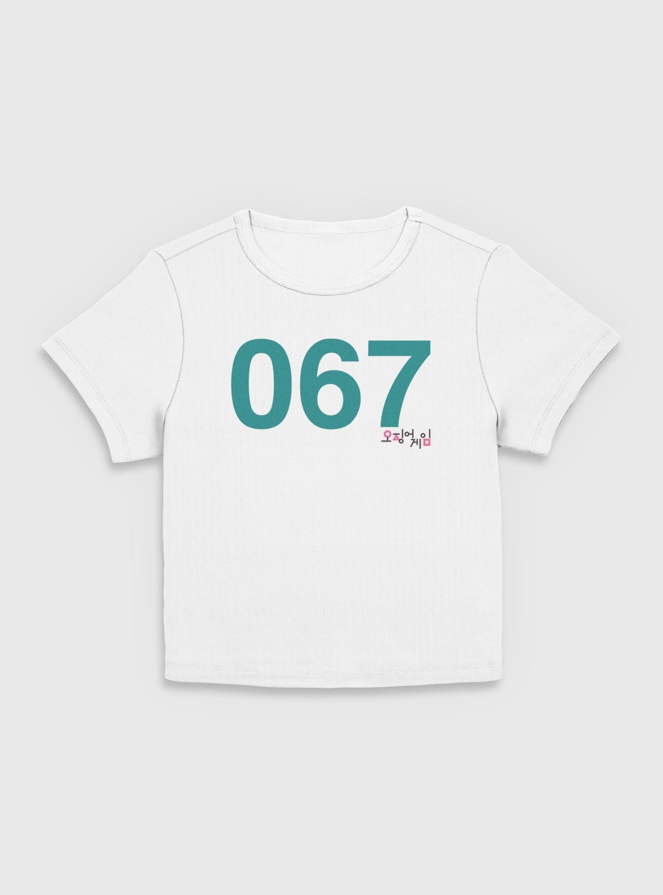 Squid Game Player 067 Girls Baby T-Shirt, , hi-res