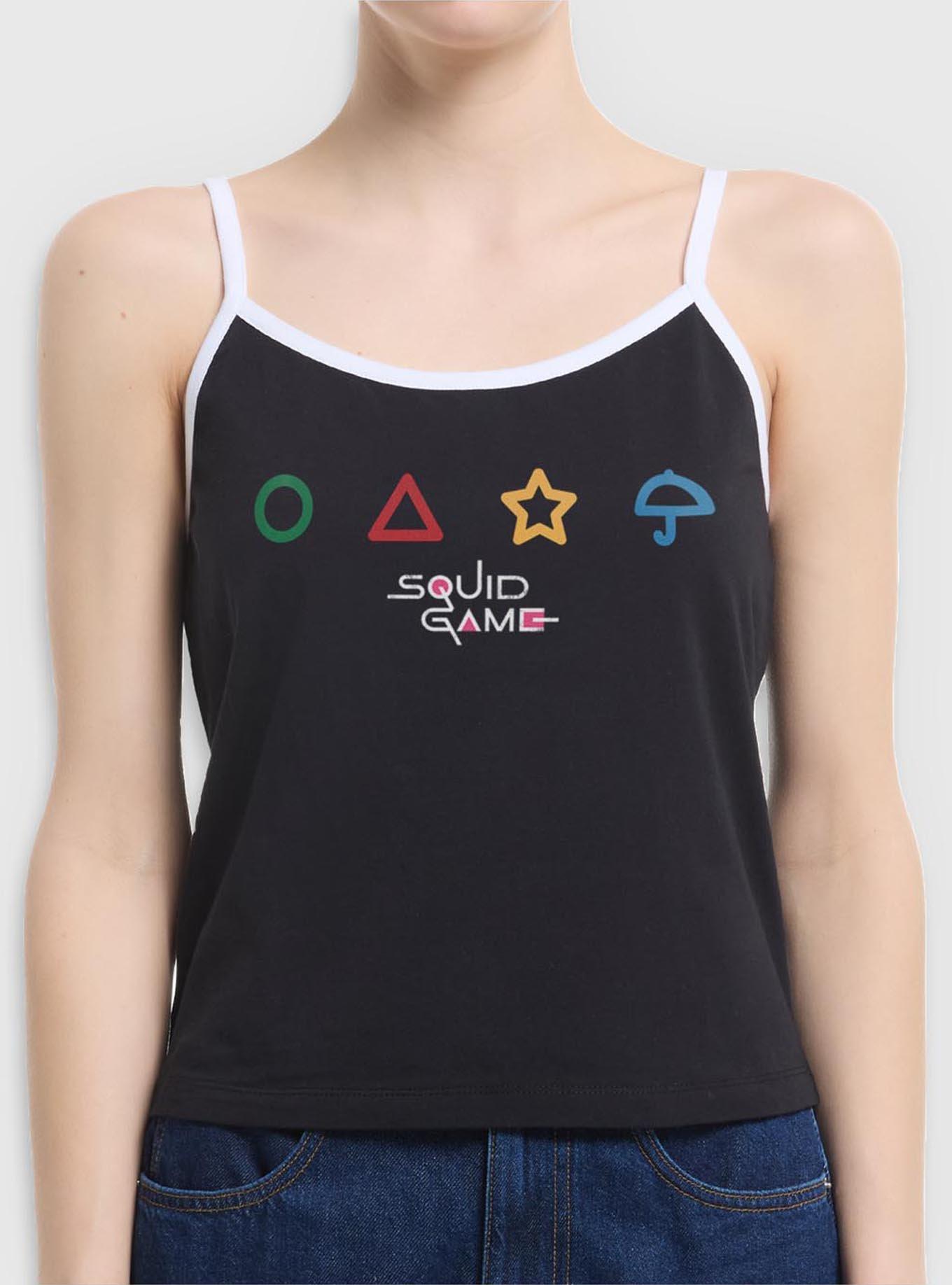 Squid Game Shapes Girls Cami Tank, , hi-res