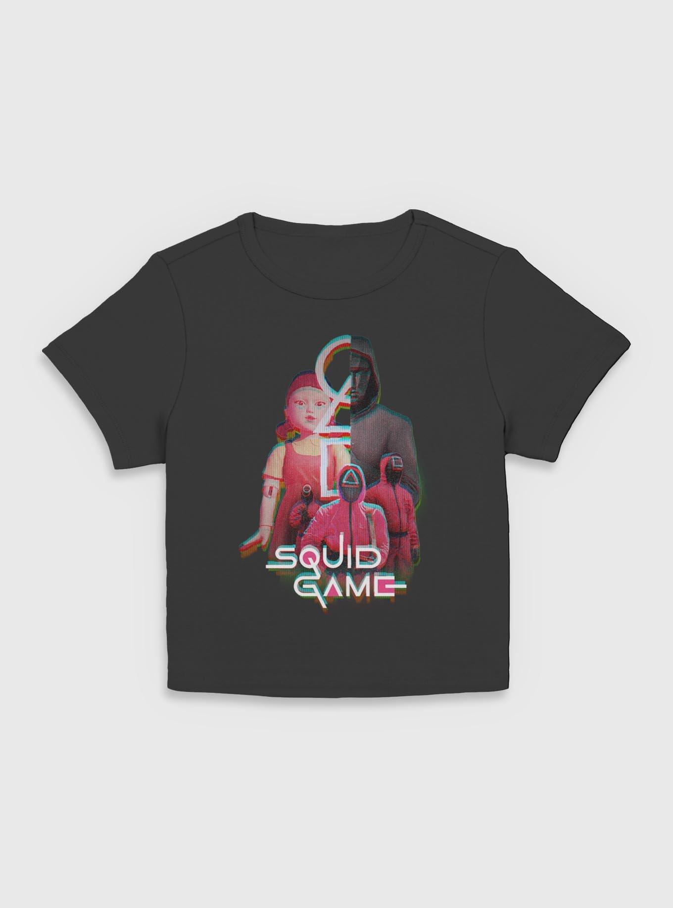 Squid Game Glitch Girls Baby T-Shirt, , hi-res