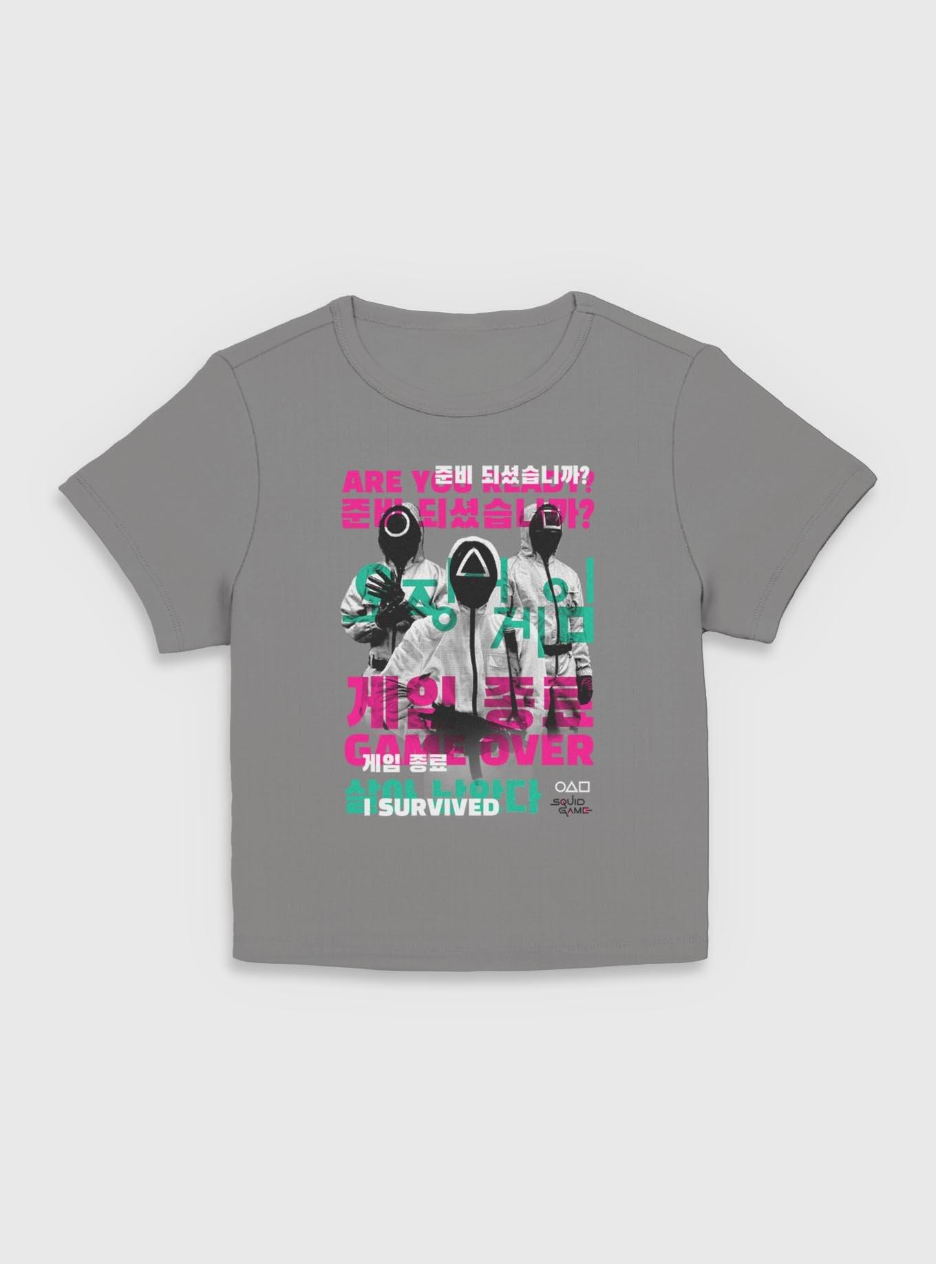Squid Game Game Over I Survived Girls Baby T-Shirt