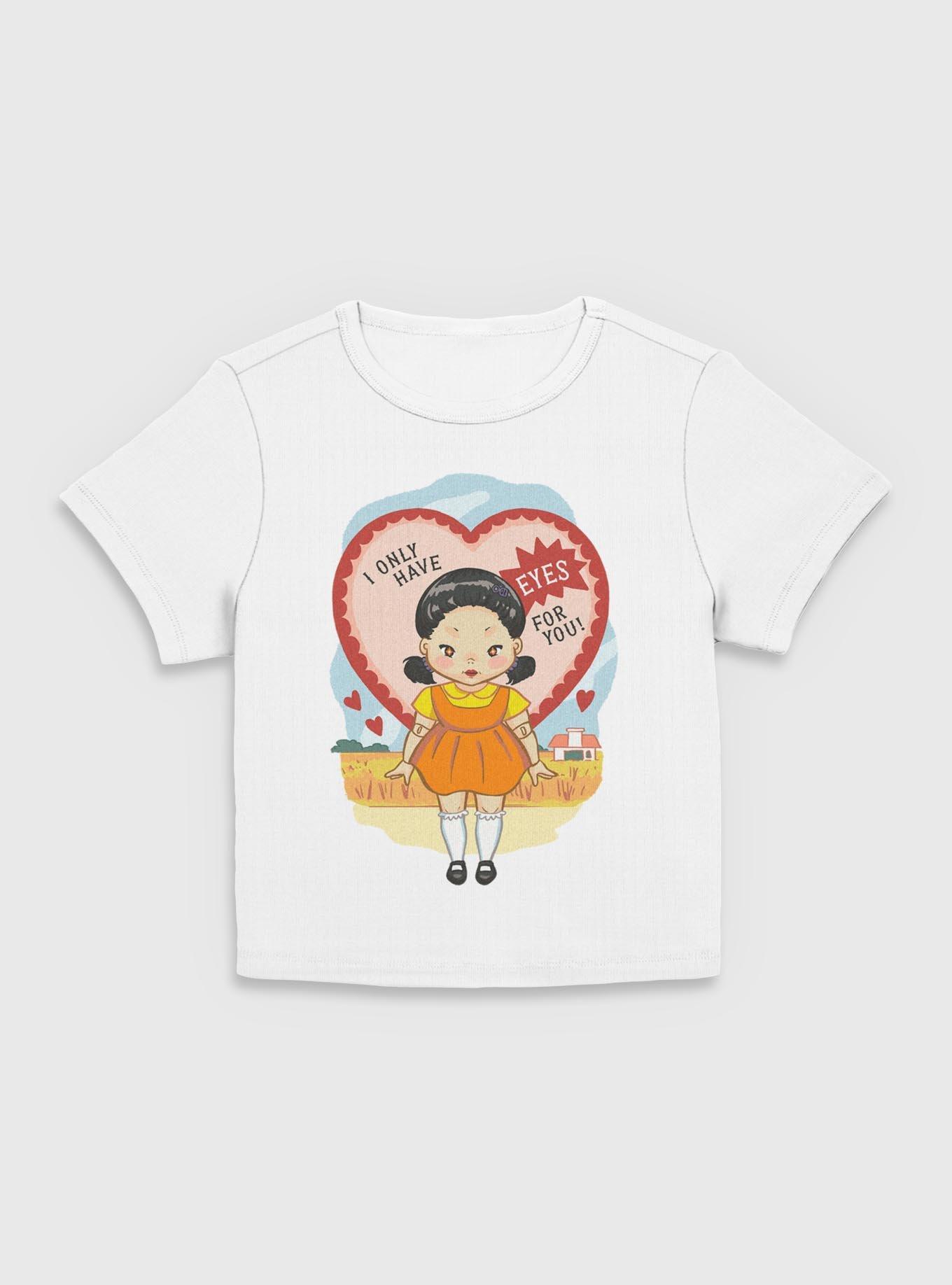 Squid Game Eyes For You Girls Baby T-Shirt, , hi-res