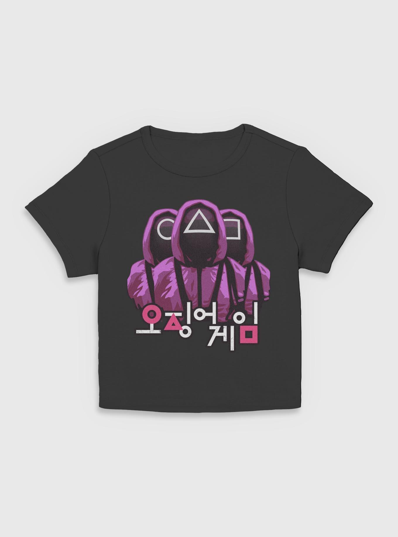 Squid Game Guards Girls Baby T-Shirt, BLACK, hi-res