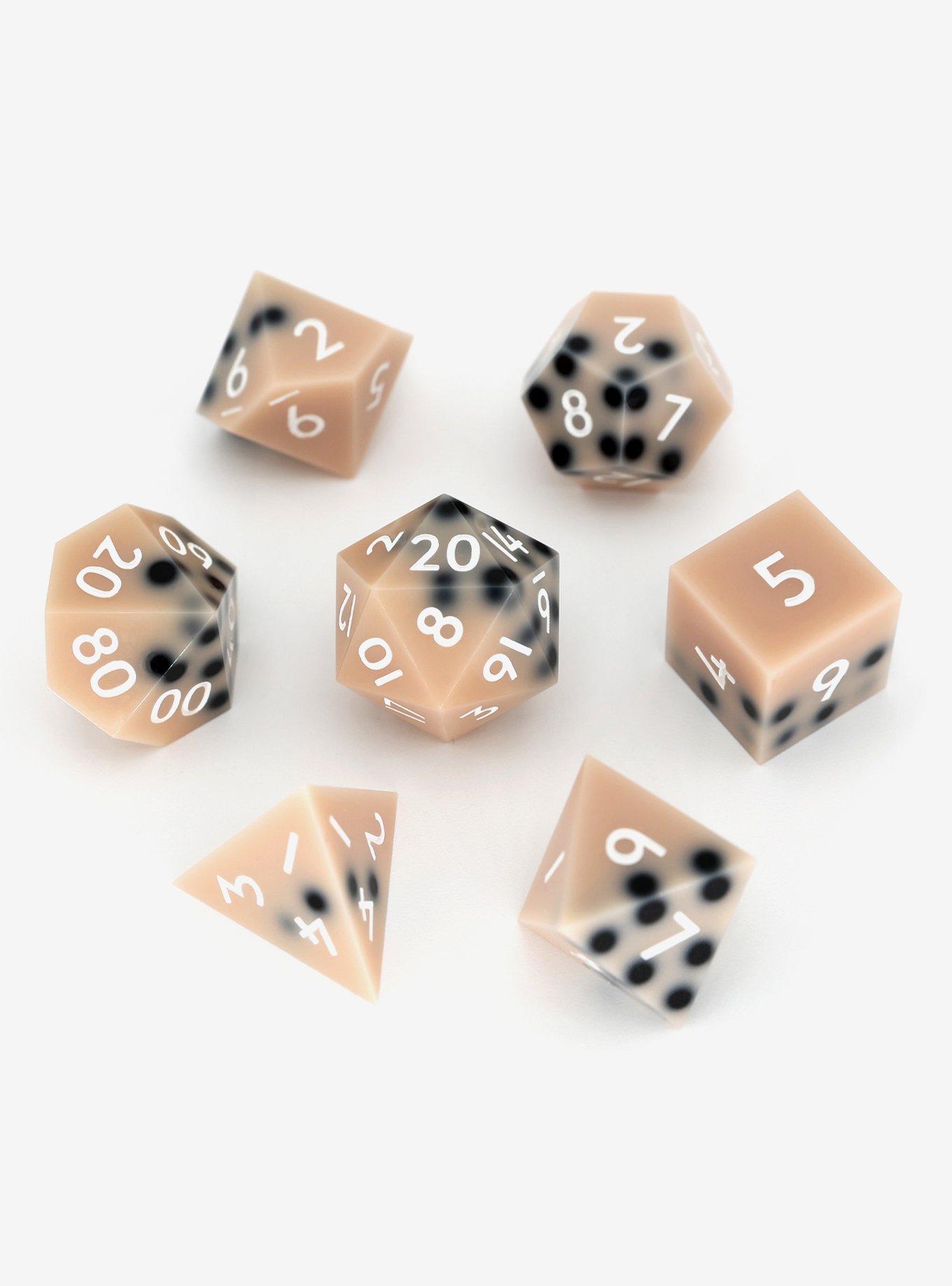 Everything Dice Milk Tea Boba Dice Set, , hi-res