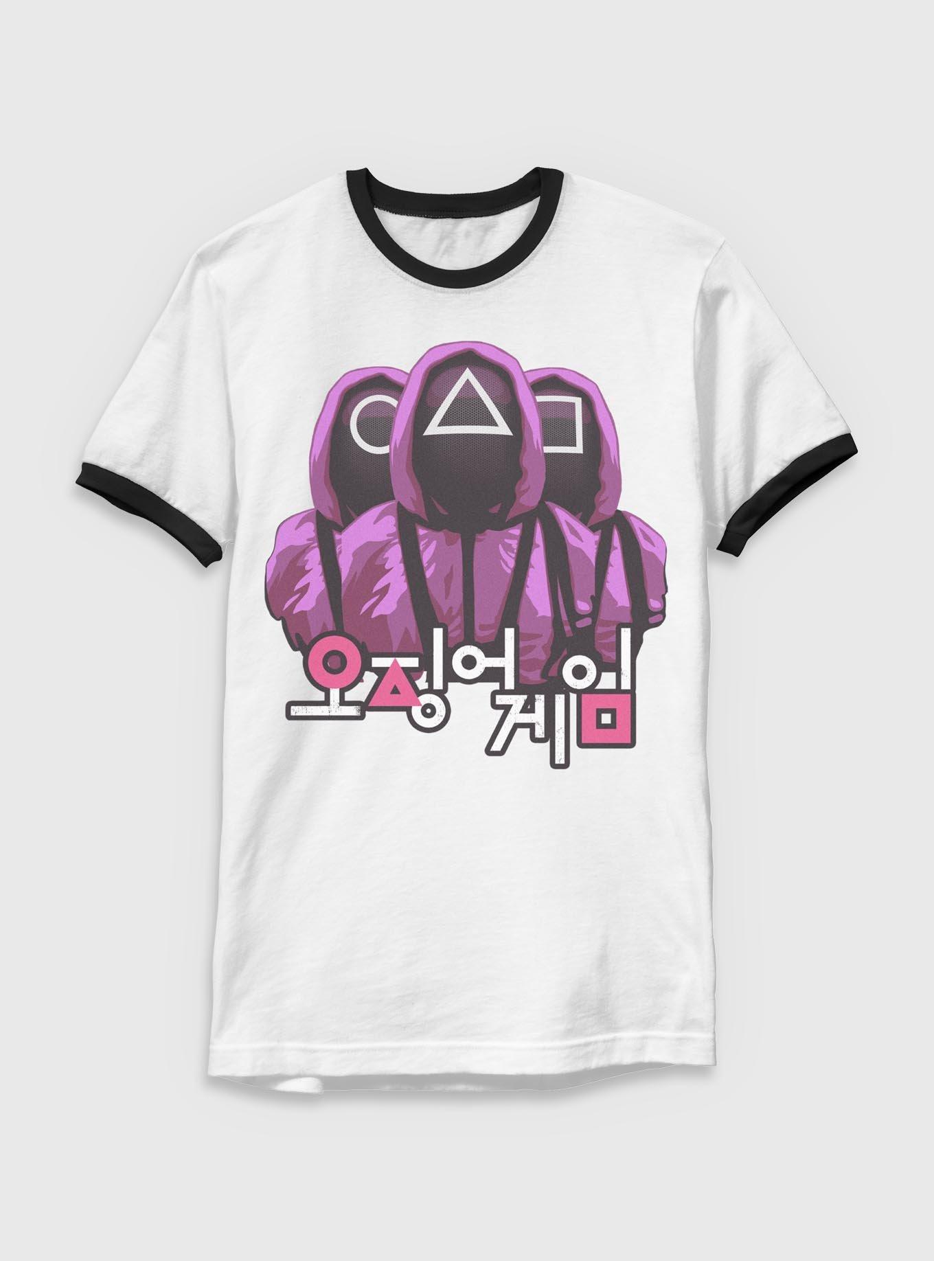 Squid Game Guards Ringer T-Shirt, , hi-res