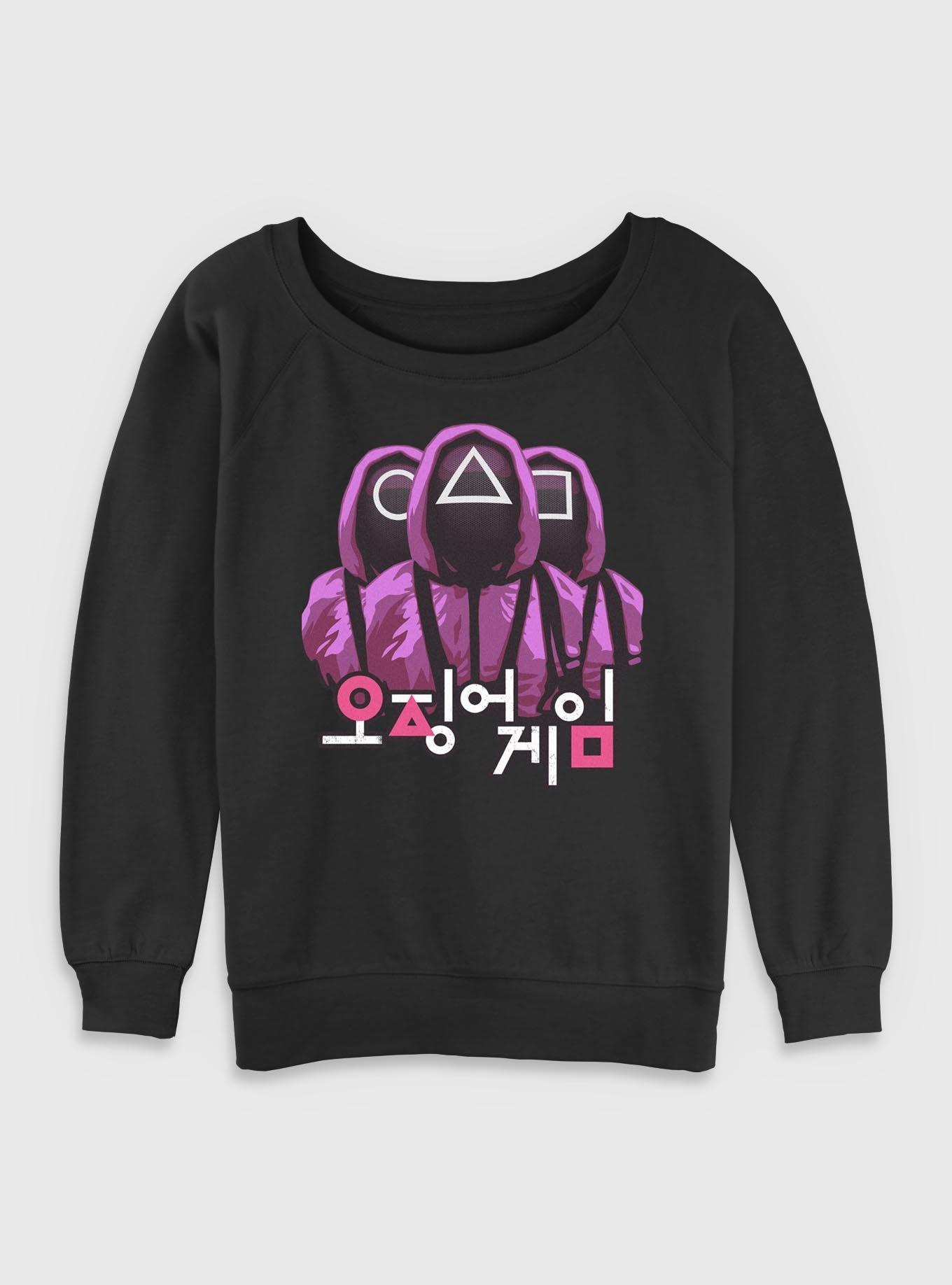 Squid Game Guards Girls Slouchy Sweatshirt