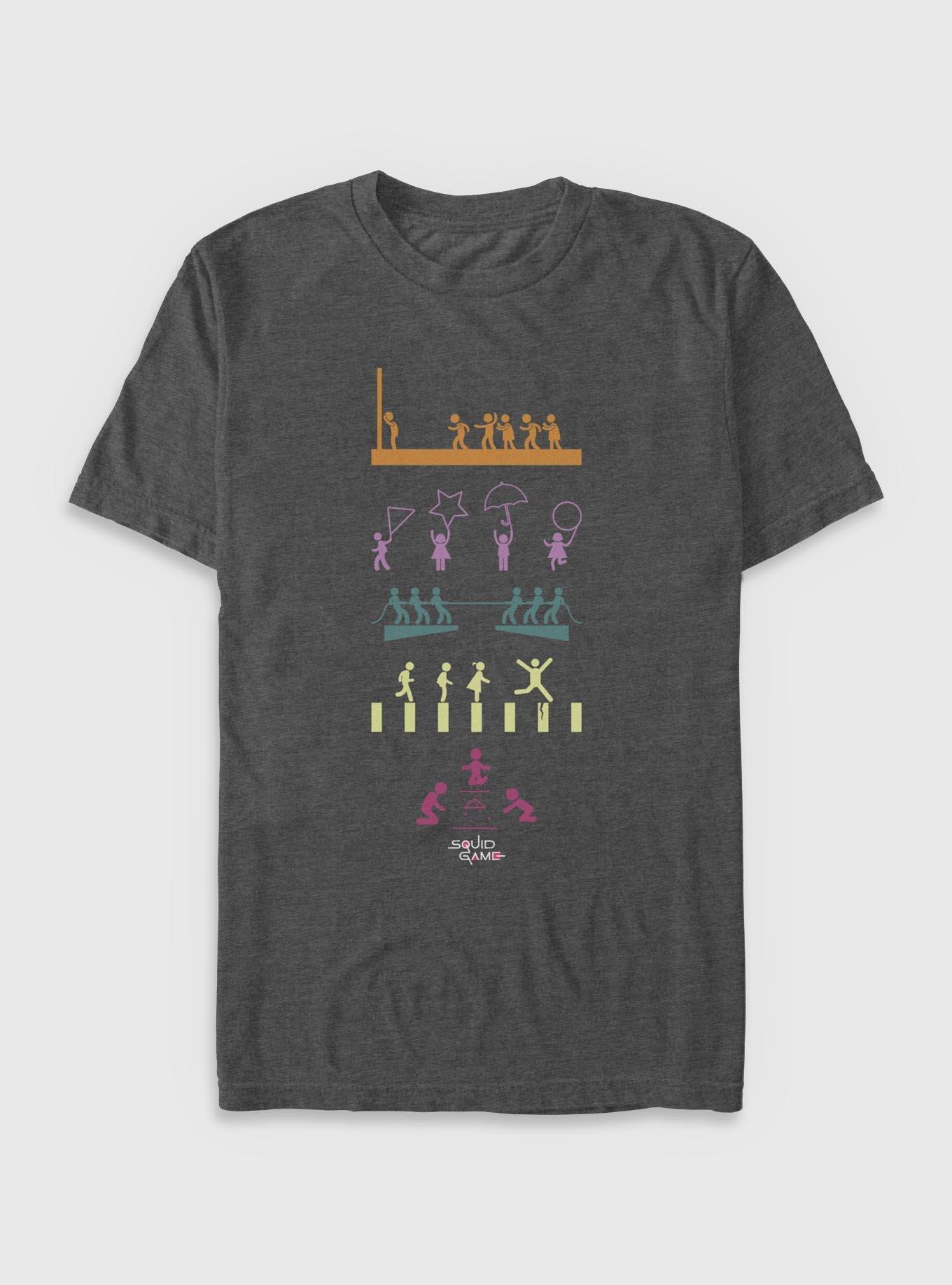 Squid Game Game Icons T-Shirt