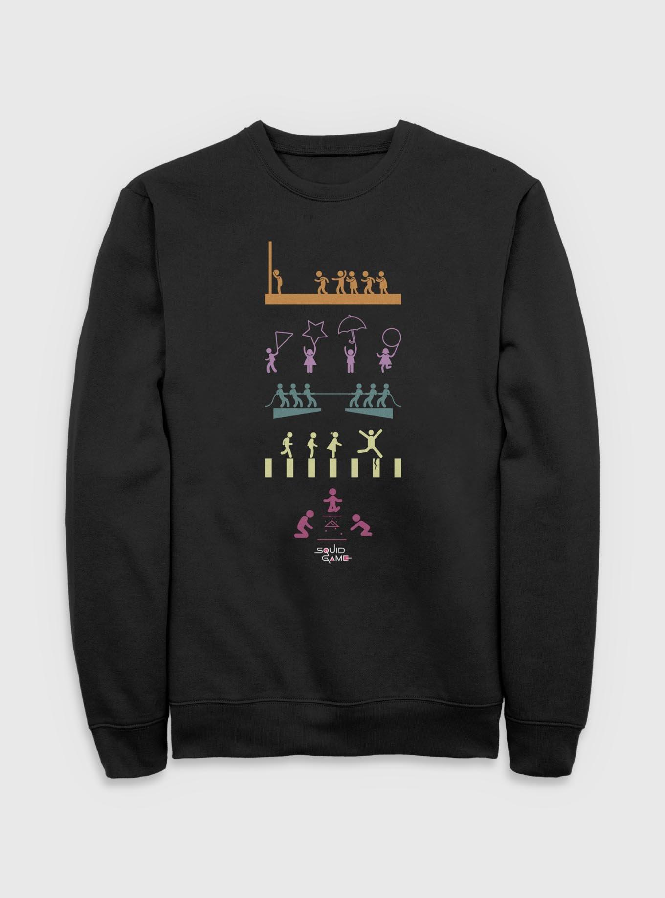 Squid Game Game Icons Sweatshirt