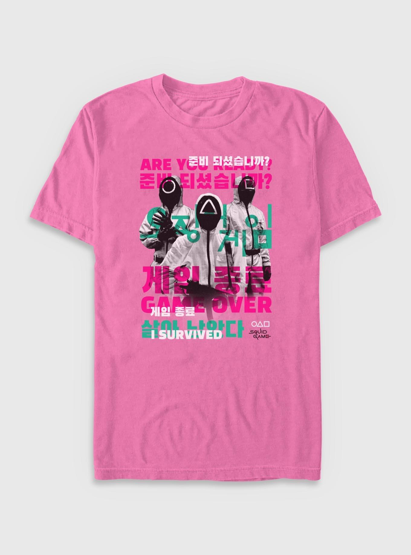 Squid Game Game Over I Survived Garment Dye T-Shirt, , hi-res