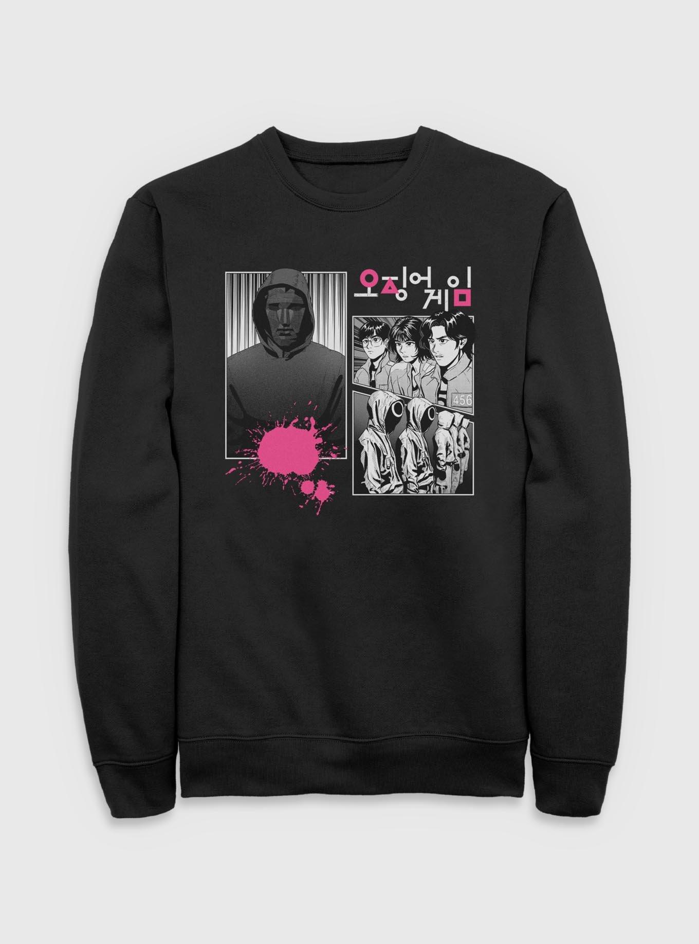 Squid Game Manga Panel Sweatshirt, , hi-res
