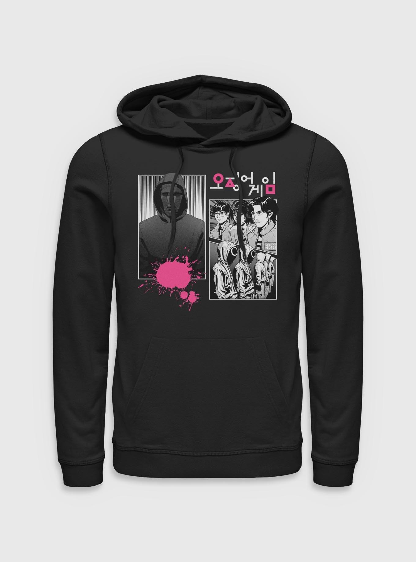 Squid Game Manga Panel Hoodie, , hi-res