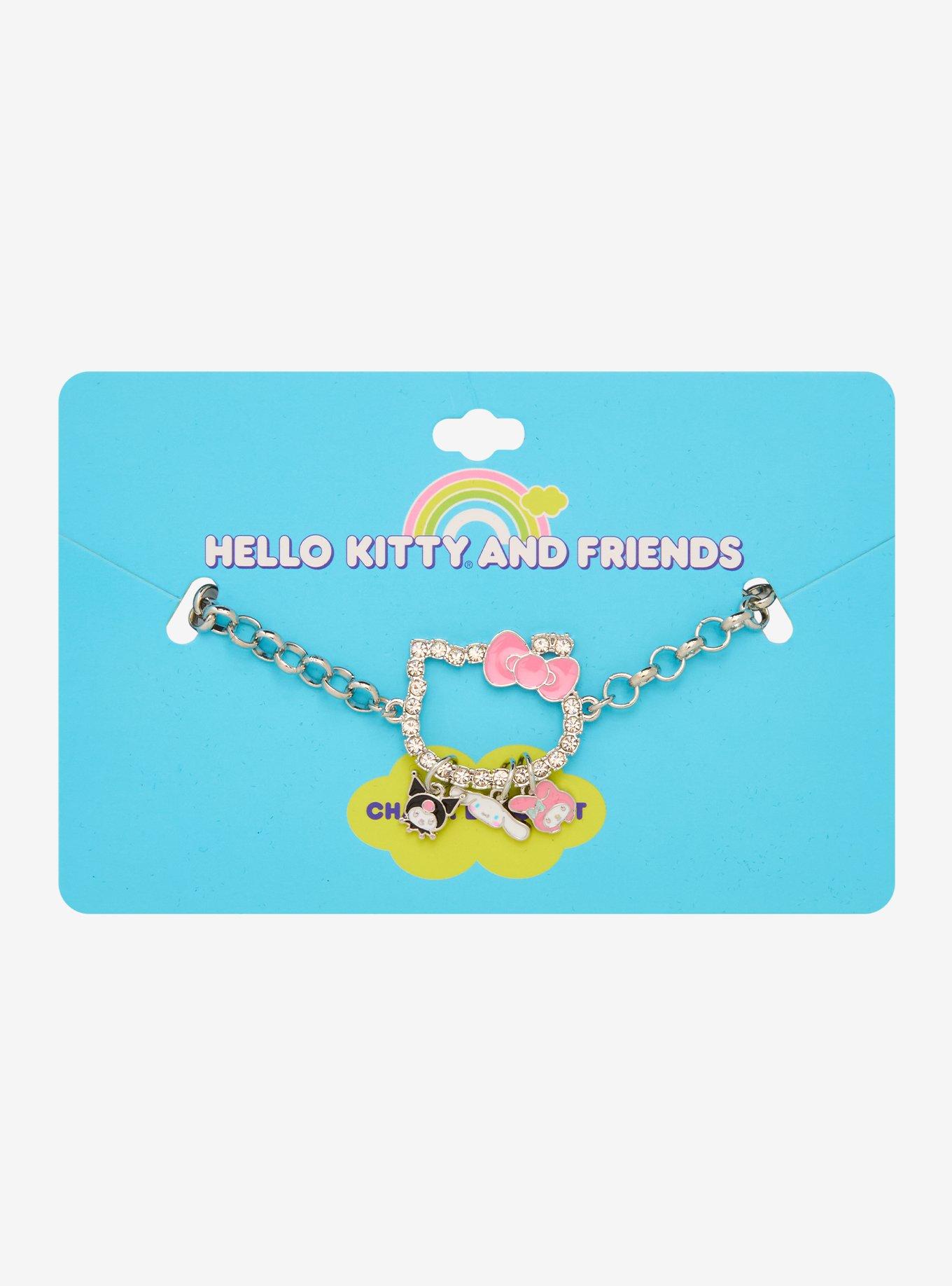 Hello Kitty And Friends Bling Chain Bracelet, , hi-res