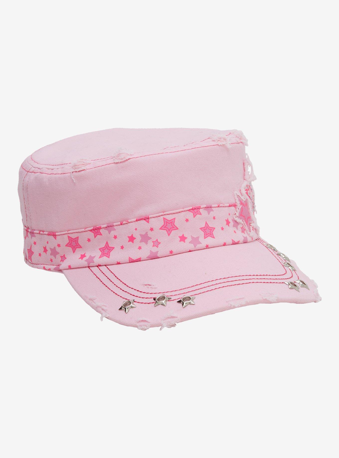 Pink Star Hardware Cadet Hat, , hi-res
