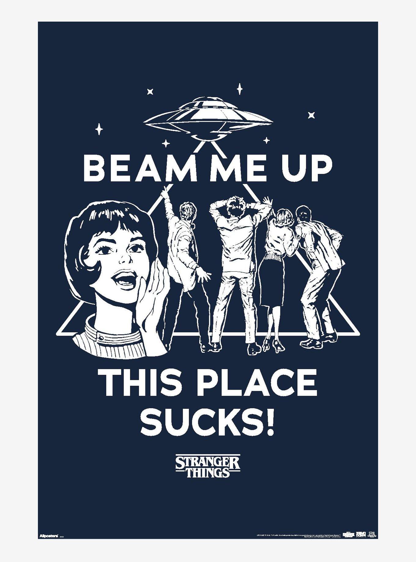 Stranger Things Beam Me Up Poster, , hi-res