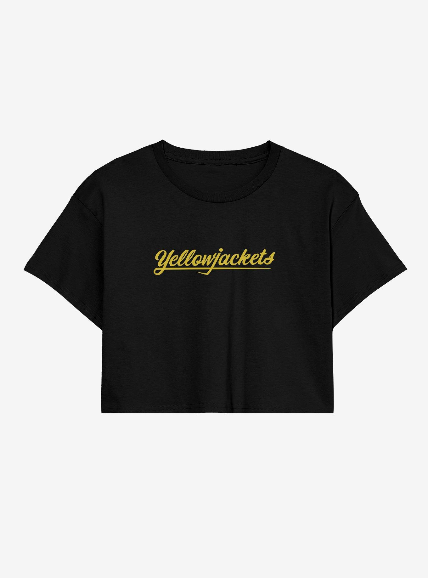 Yellowjackets Logo Girls Crop T-Shirt, , hi-res