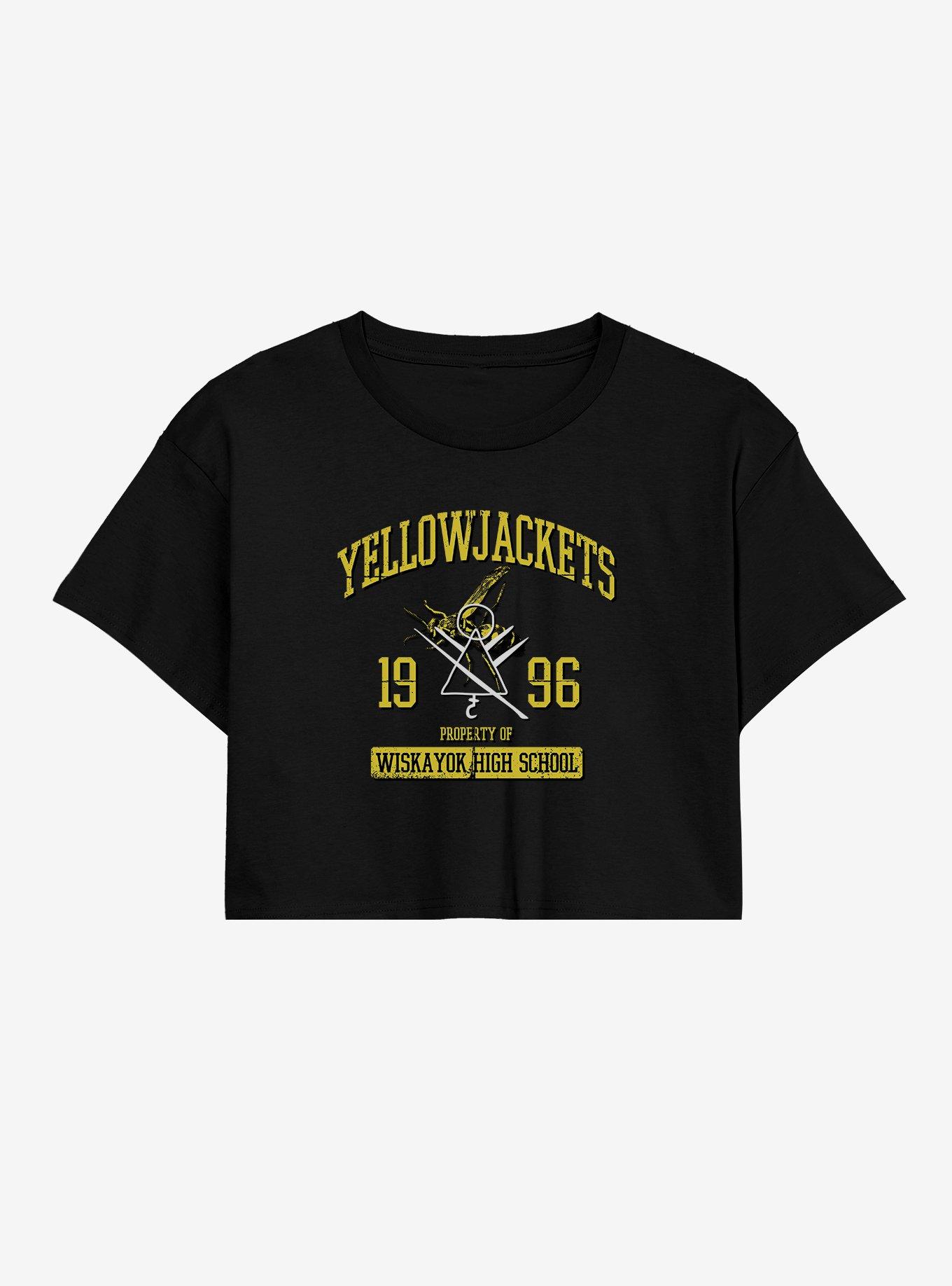 Yellowjackets Property Of Wiskayok High School Womens Crop T-Shirt