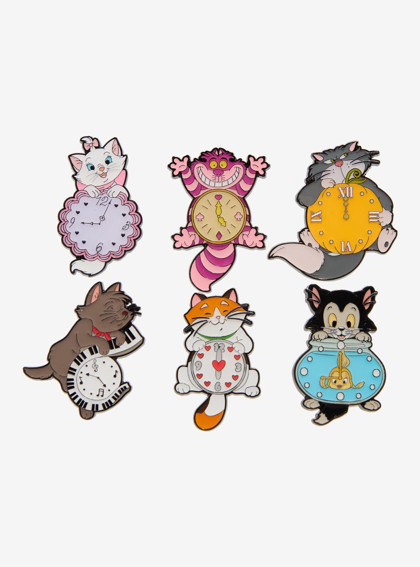 Loungefly Disney Cats Clocks Blind Box Enamel Pin Hot Topic Exclusive, , hi-res