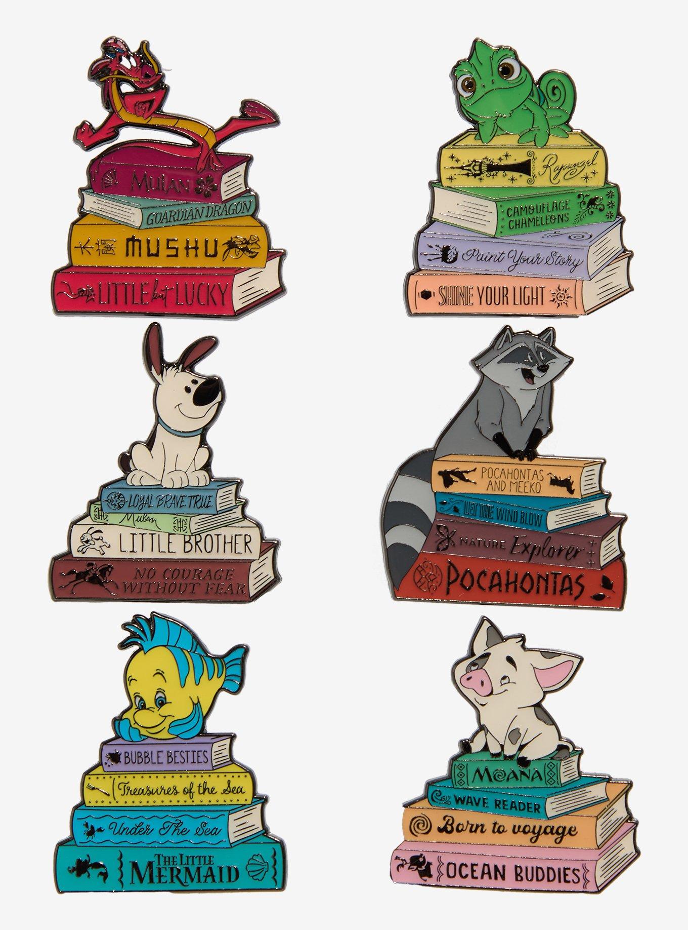 Loungefly Disney Sidekicks Books Blind Box Enamel Pin Hot Topic Exclusive, , hi-res