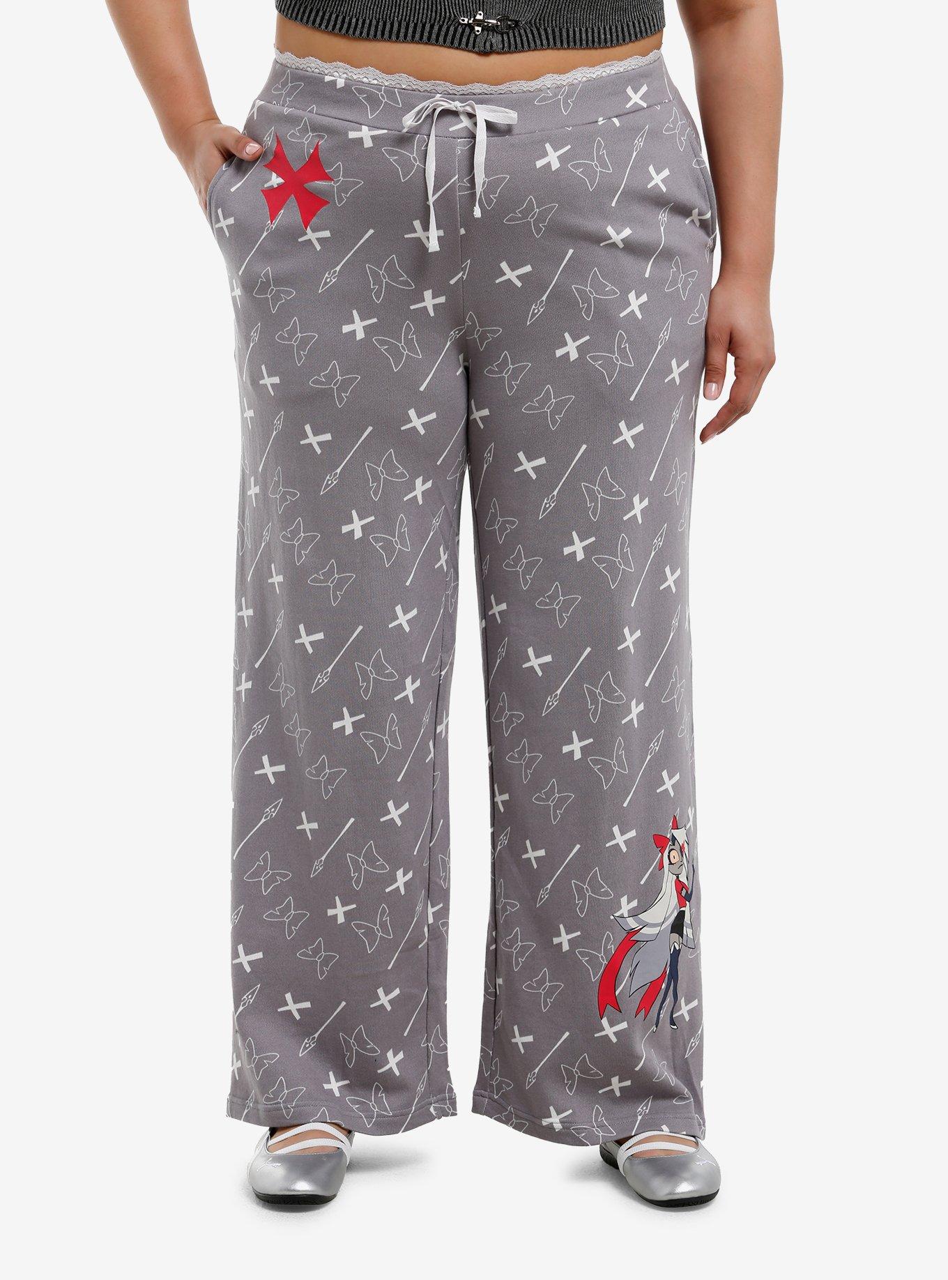 Hazbin Hotel Vaggie Icon Pajama Pants Plus Size, , hi-res