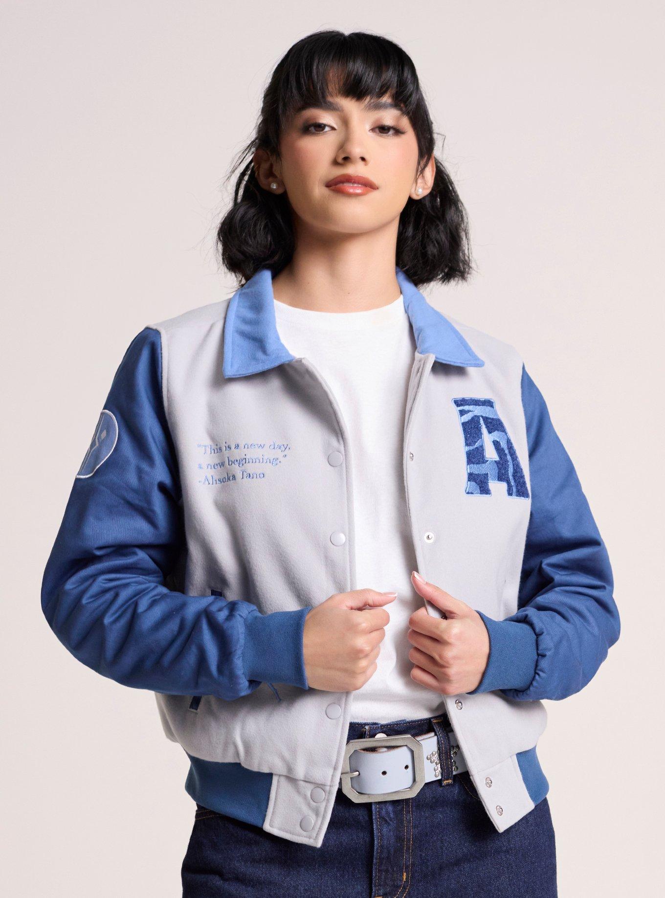 Her Universe Star Wars Ahsoka Tano Varsity Jacket Her Universe Exclusive, , hi-res
