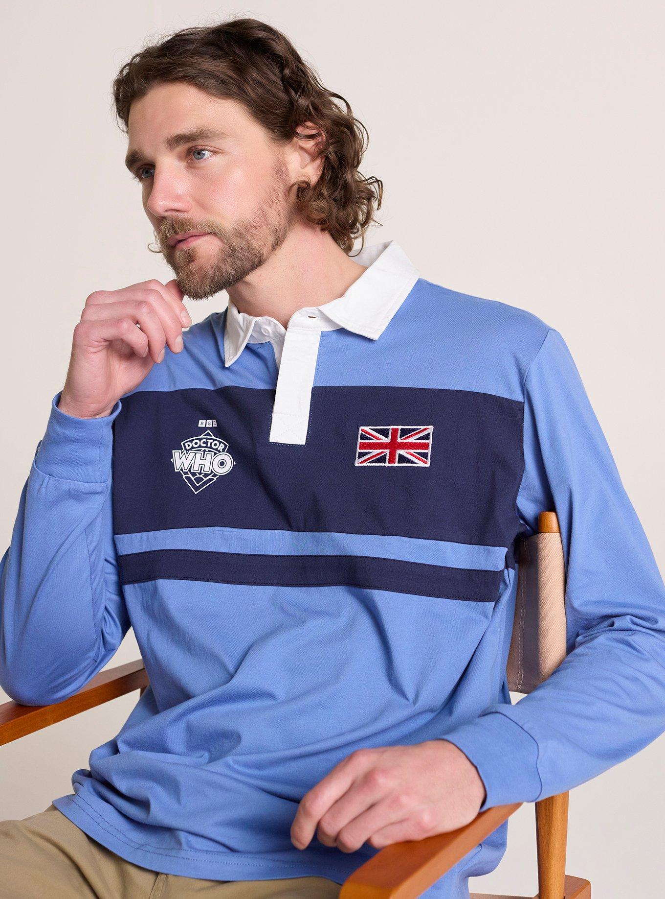 Our Universe Doctor Who Rugby Long-Sleeve T-Shirt Our Universe Exclusive, , hi-res