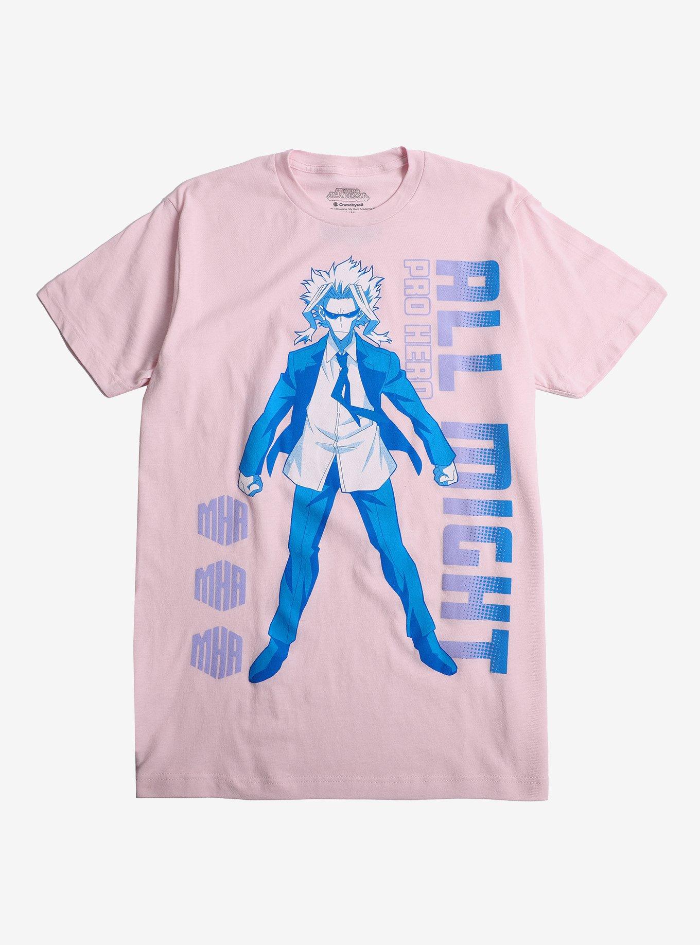 My Hero Academia All Might Pastel Pink T-Shirt, , hi-res
