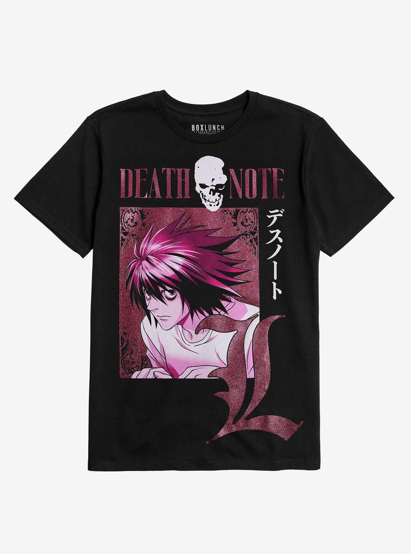 Death Note L Portrait T-Shirt, , hi-res