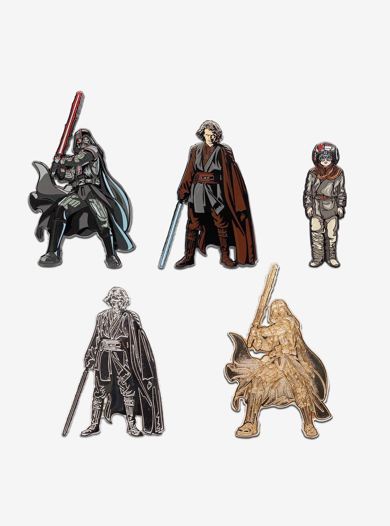 FiGPiN Star Wars Anakin Skywalker & Darth Vader Blind Box Enamel Pin, , hi-res