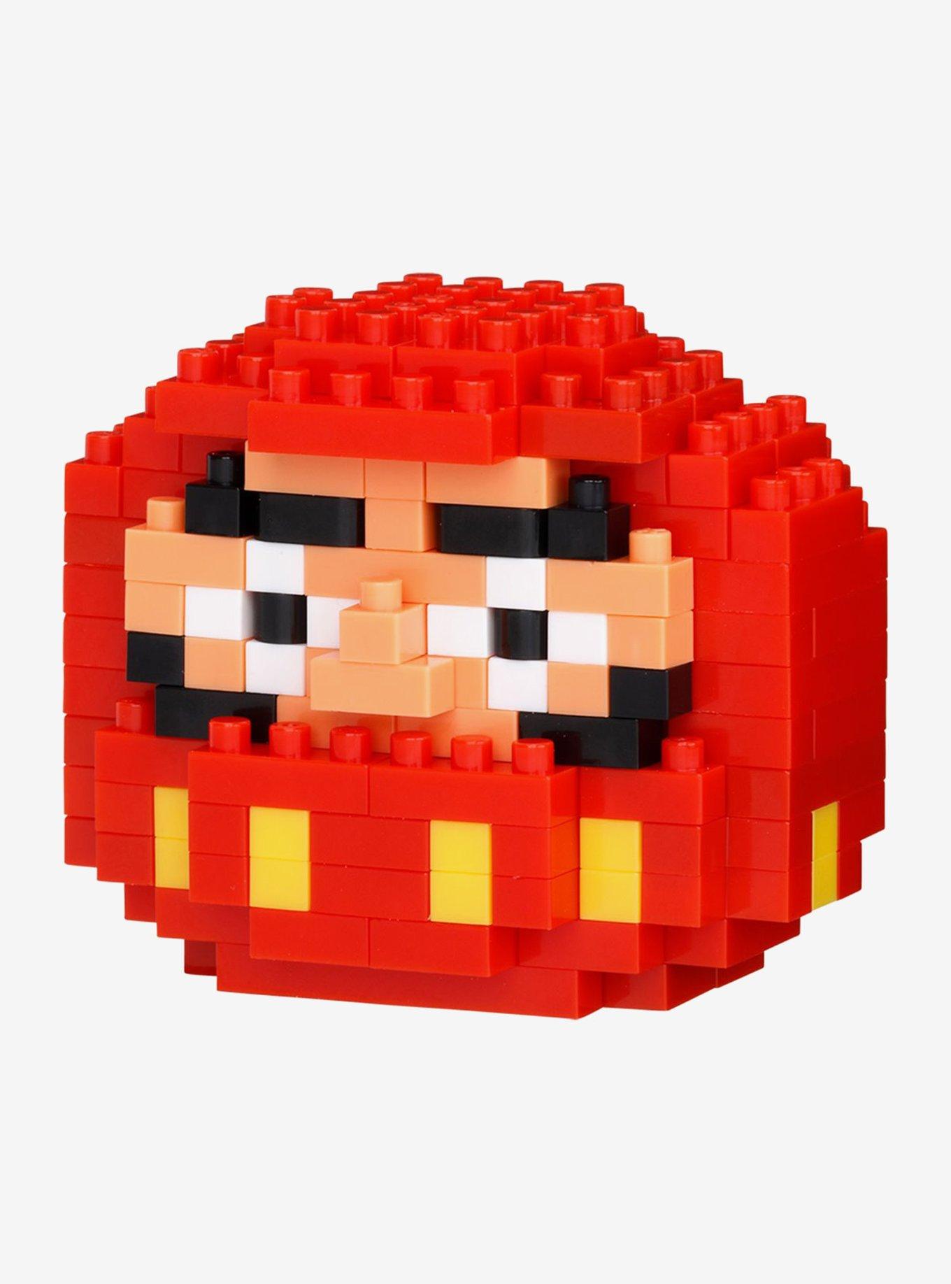 Kawada Nanoblock Character Collection Series Culture Red Daruma Build Set, , hi-res
