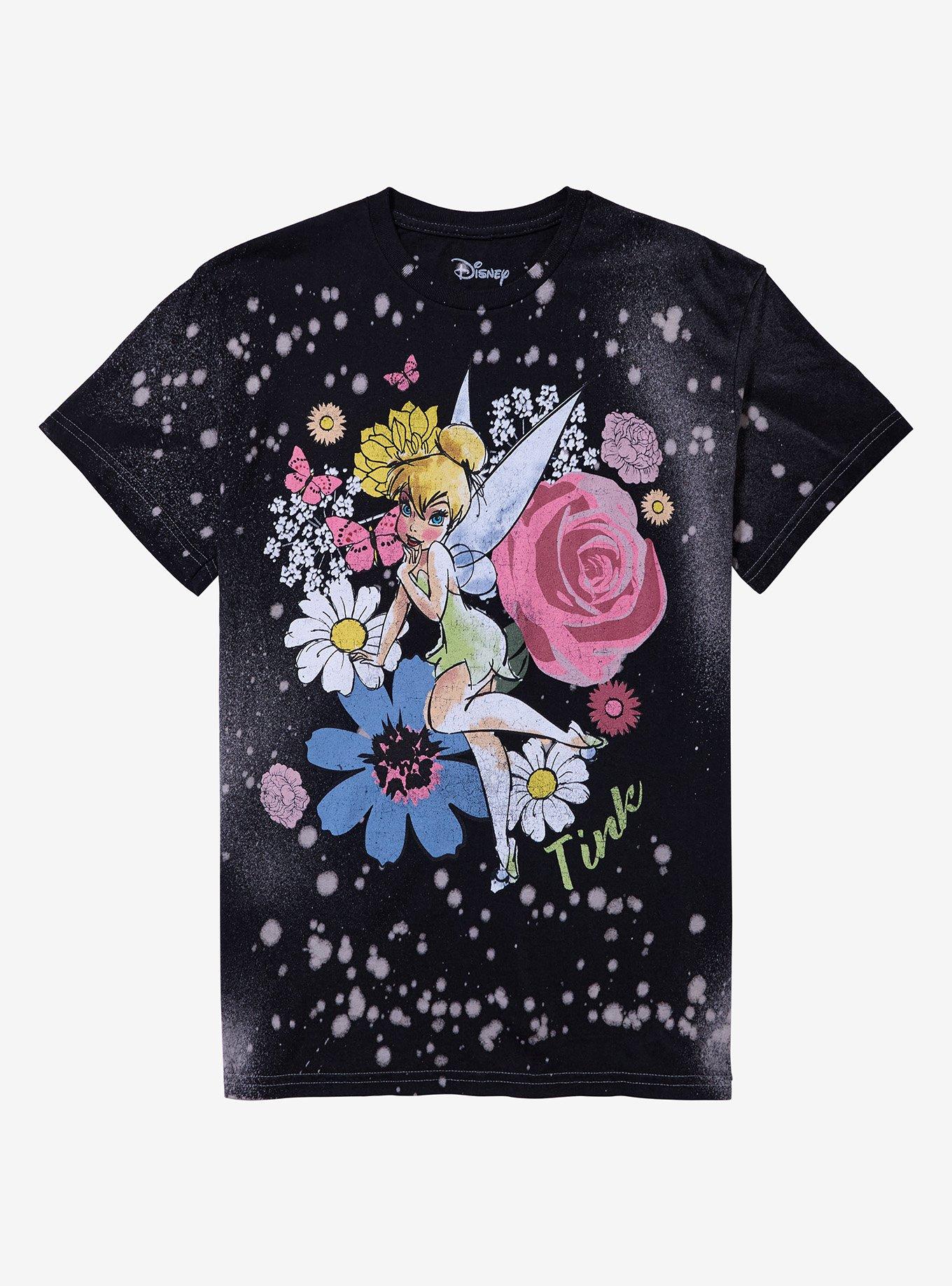 Disney Tinker Bell Bleach Splatter T-Shirt, , hi-res