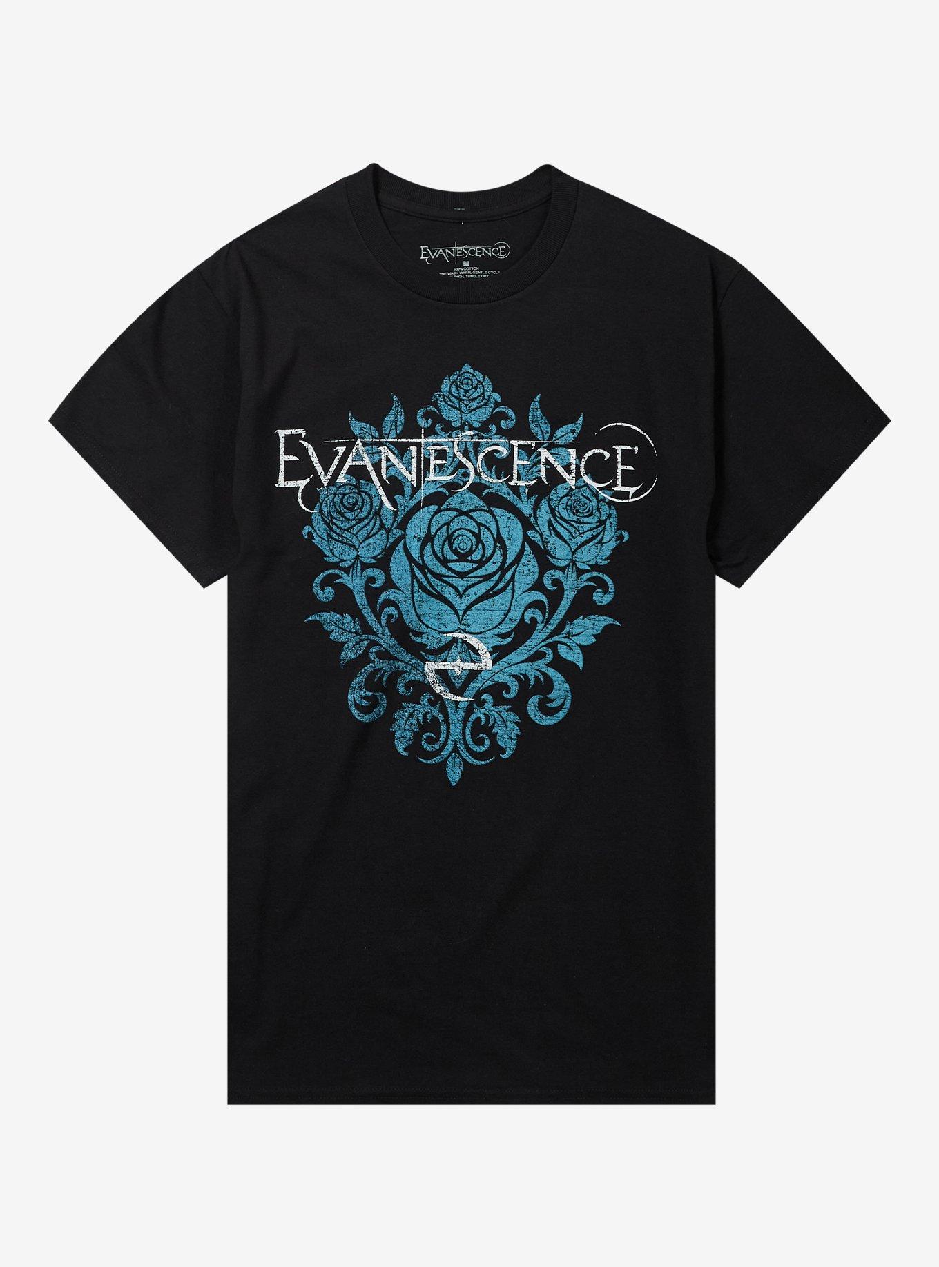 Evanescence Blue Roses T-Shirt, , hi-res