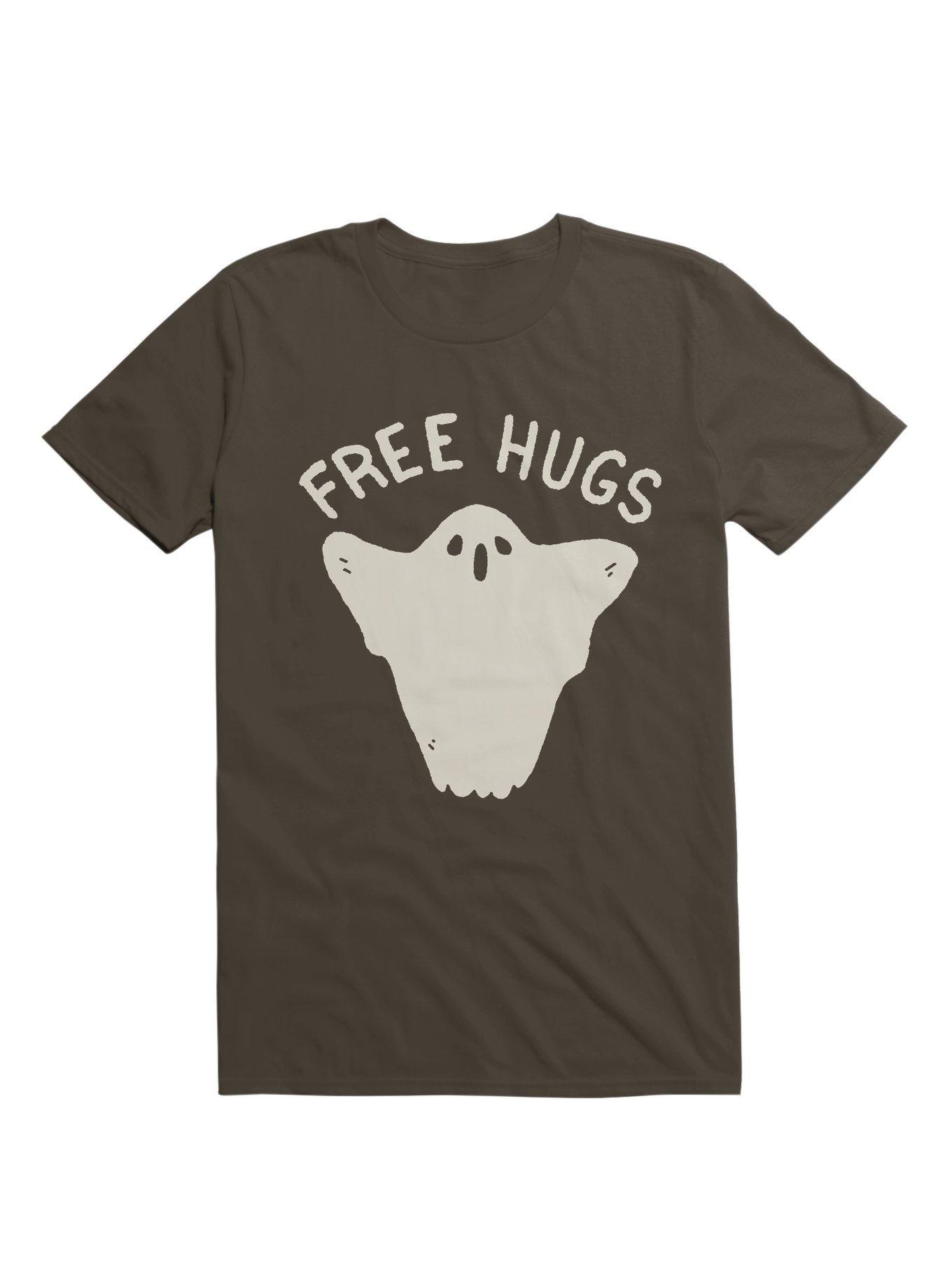 Free Hugs Ghost T-Shirt, , hi-res