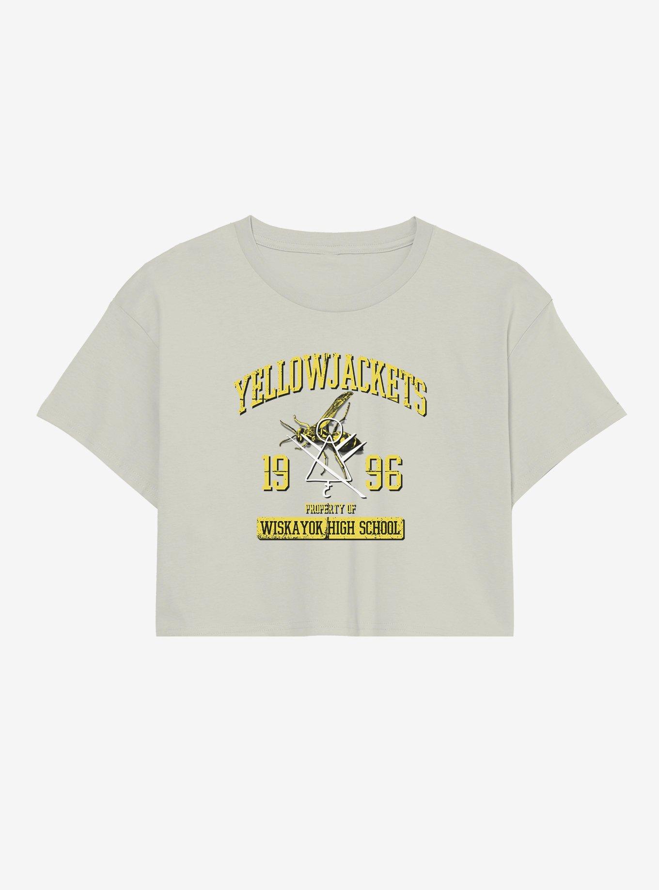 Yellowjackets Property Of Wiskayok High School Girls Crop T-Shirt, , hi-res