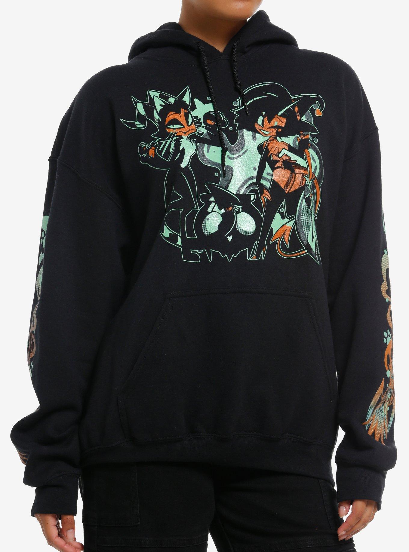 Helluva Boss Moxxie & Millie Halloween Costumes Hoodie, , hi-res