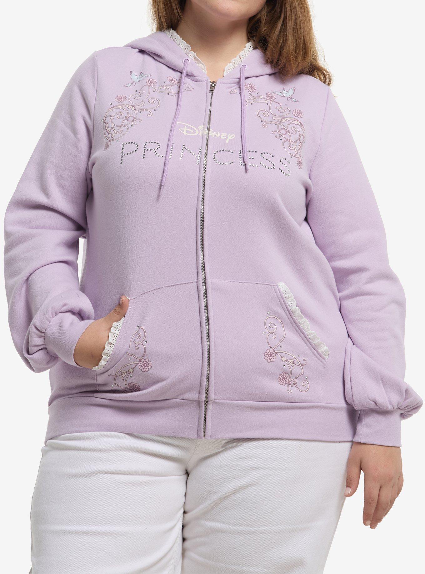 Her Universe Disney Princess Sparkle Hoodie Plus Size Her Universe Exclusive, , hi-res
