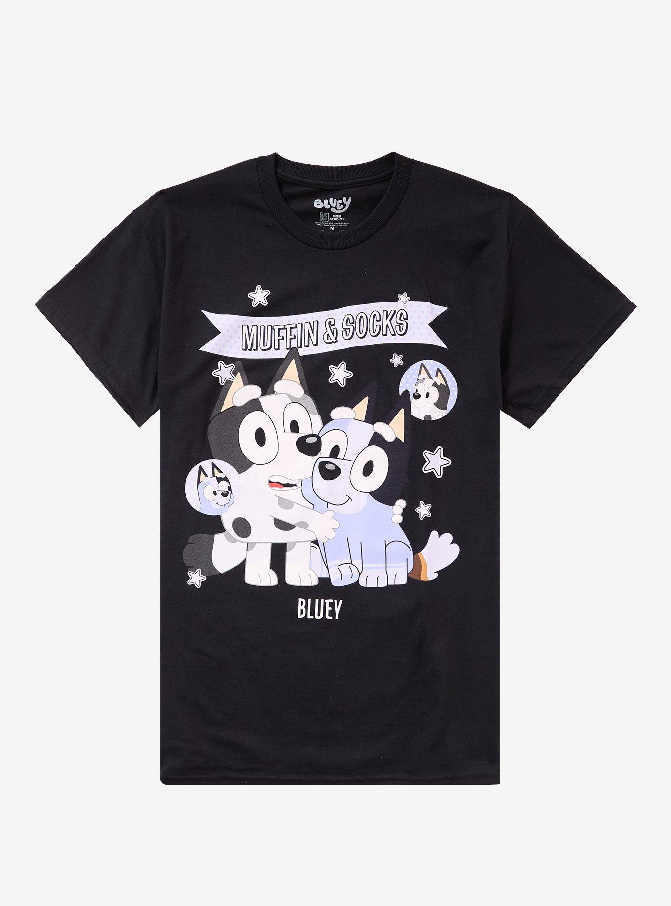 Bluey Muffin & Socks Star T-Shirt