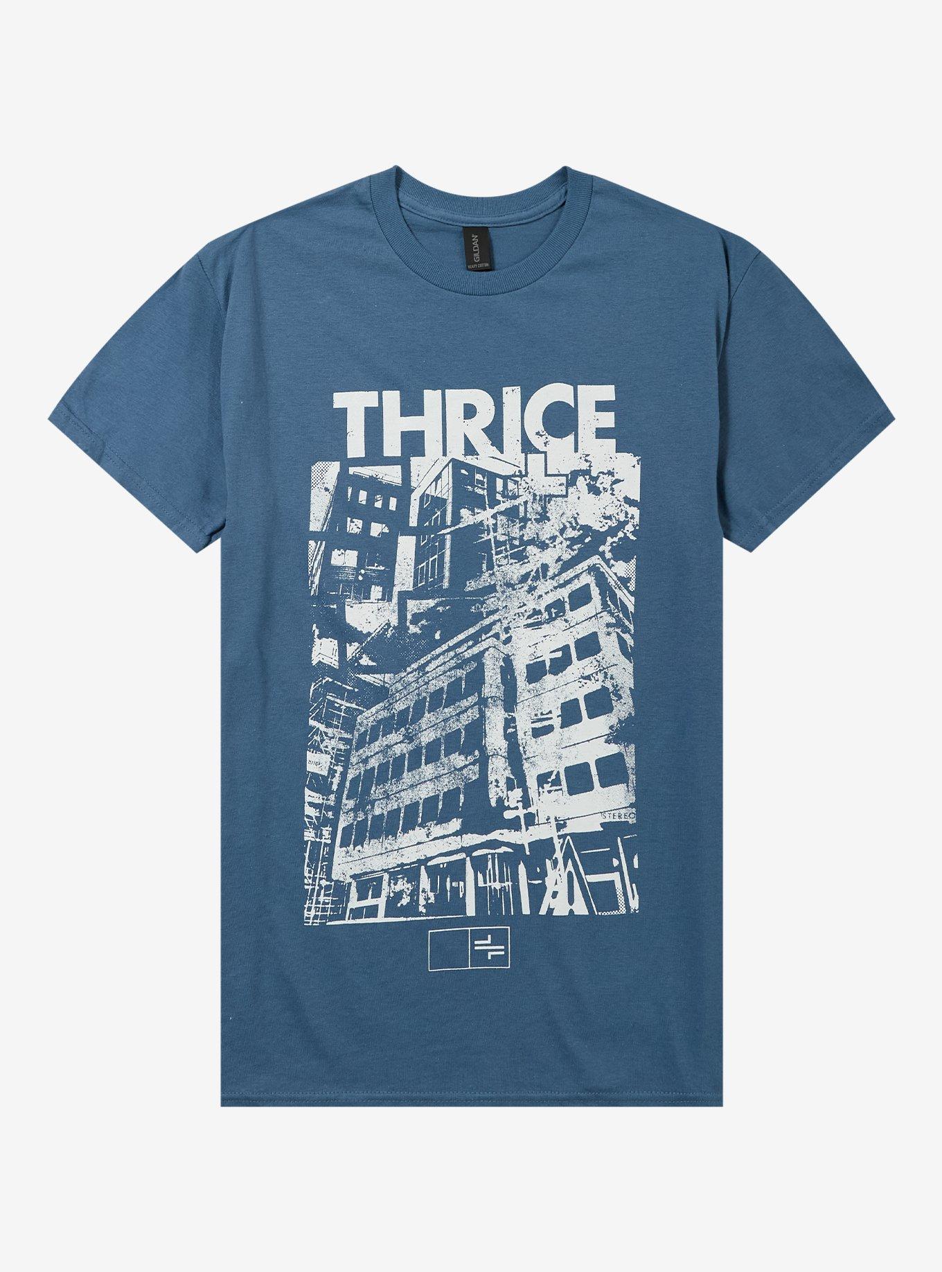 Thrice Crashing Building T-Shirt, , hi-res