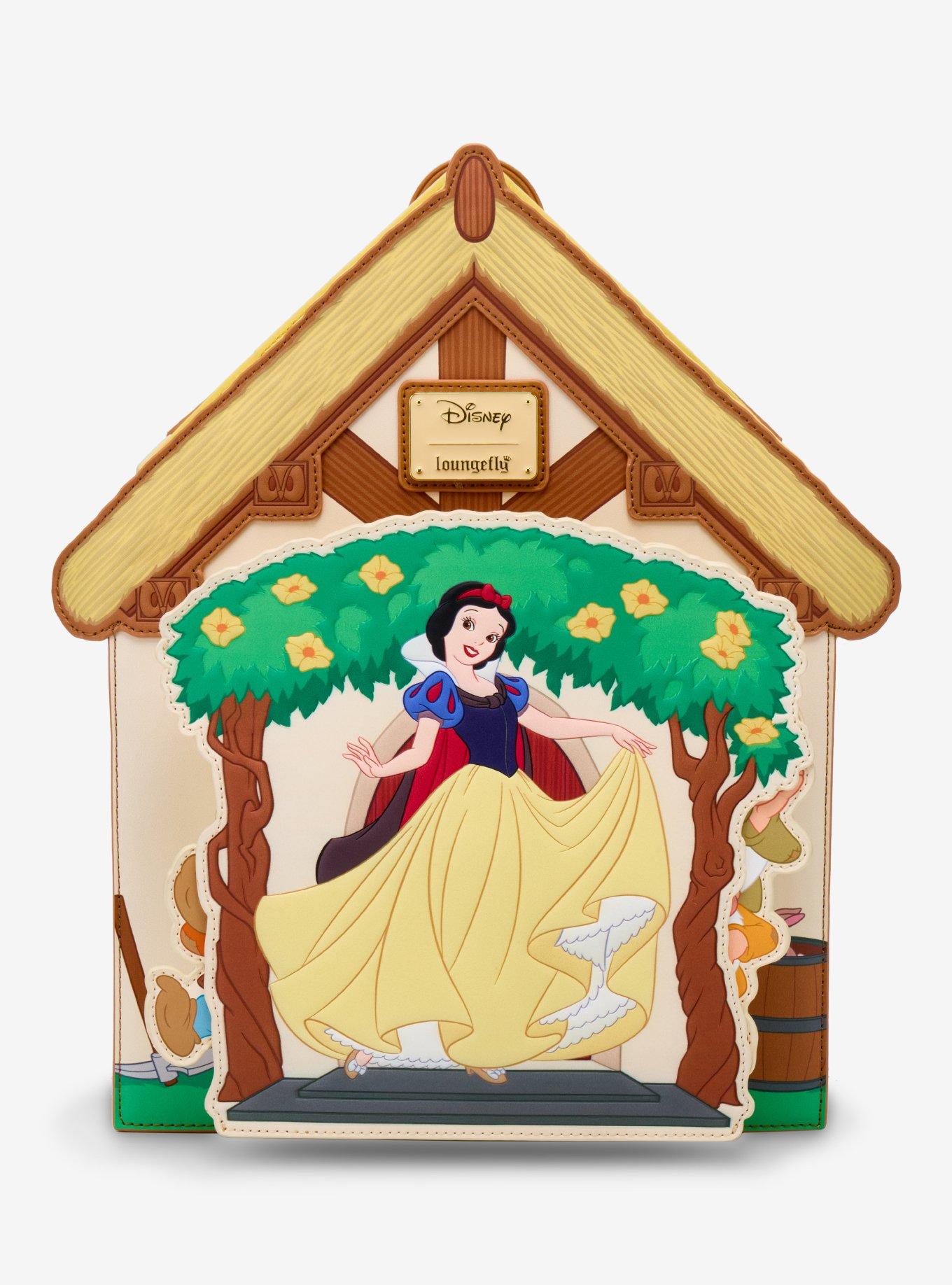 Loungefly Disney Snow White And The Seven Dwarfs Figural Cottage Mini Backpack, , hi-res