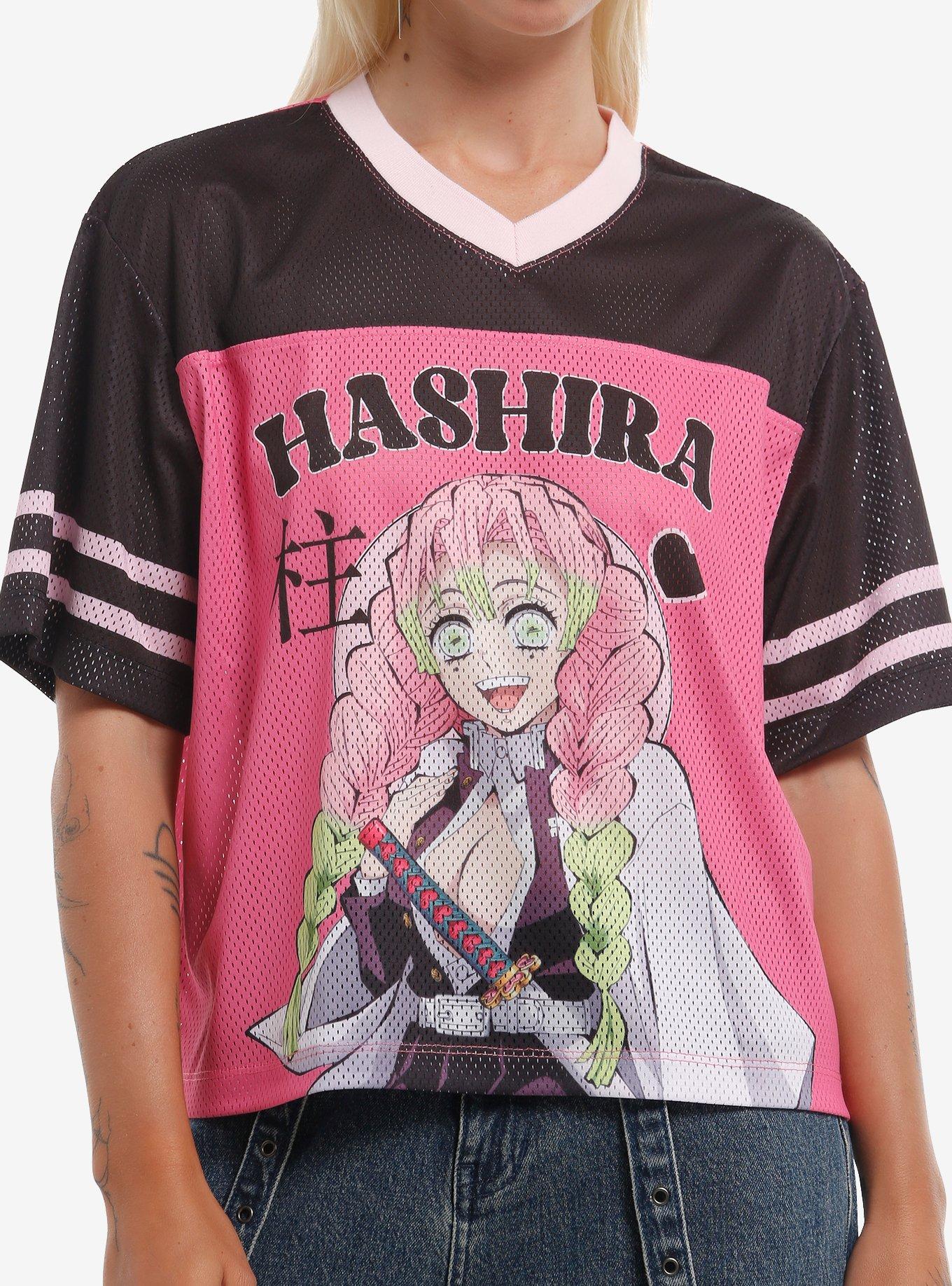 Demon Slayer: Kimetsu No Yaiba Mitsuri Girls Crop Jersey Top, , hi-res