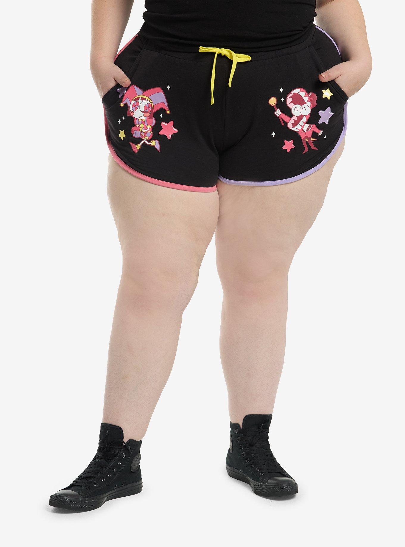 The Amazing Digital Circus Girls Lounge Shorts Plus Size, , hi-res