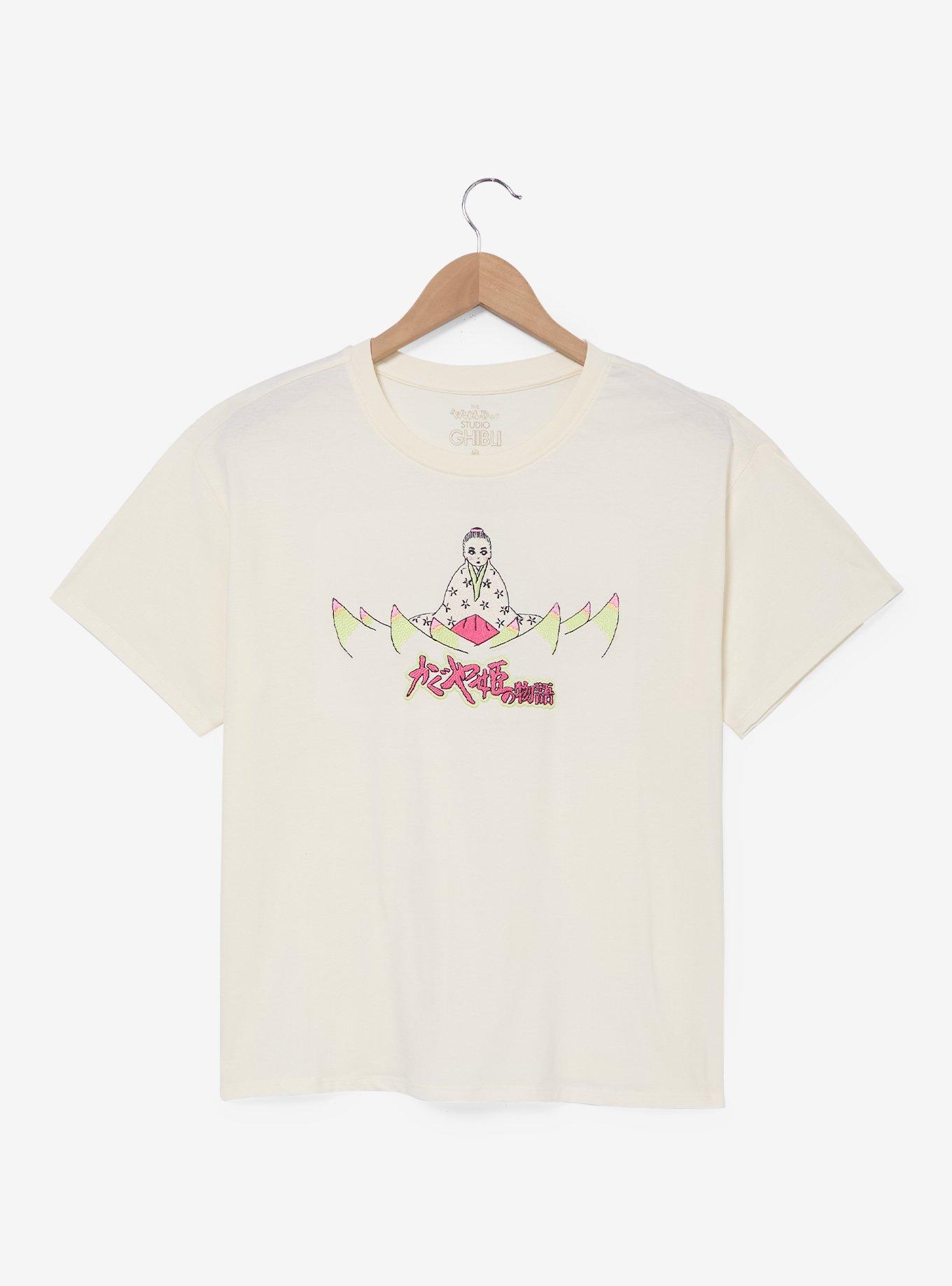 Studio Ghibli® The Tale of Princess Kaguya Embroidered Women's T-Shirt - BoxLunch Exclusive