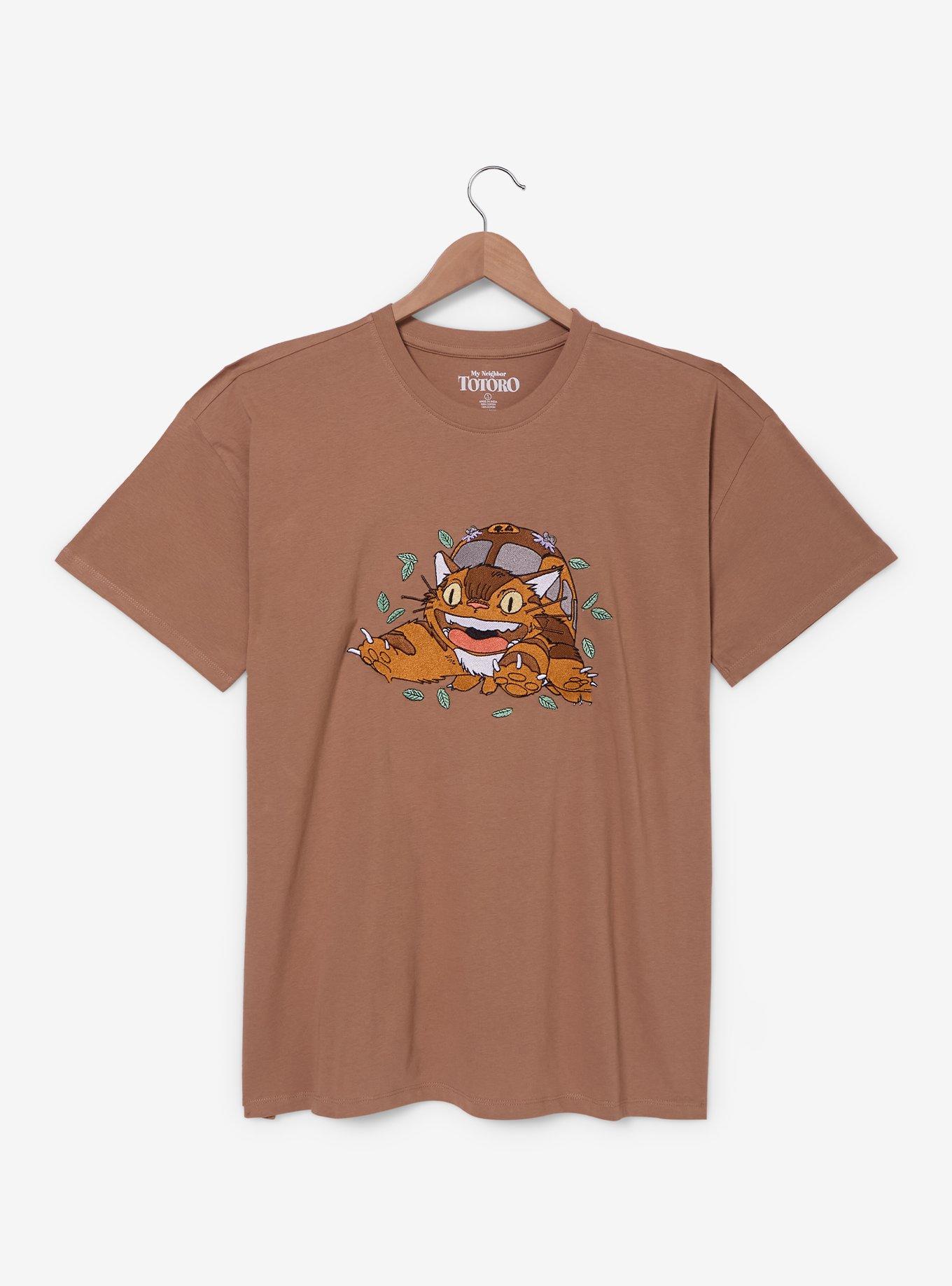 Studio Ghibli&reg; My Neighbor Totoro Catbus Embroidered Women's T-Shirt - BoxLunch Exclusive, , hi-res
