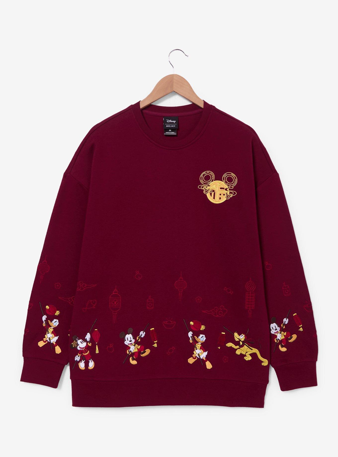 Disney Mickey and Friends Chinese New Year Crewneck &mdash; BoxLunch Exclusive, , hi-res