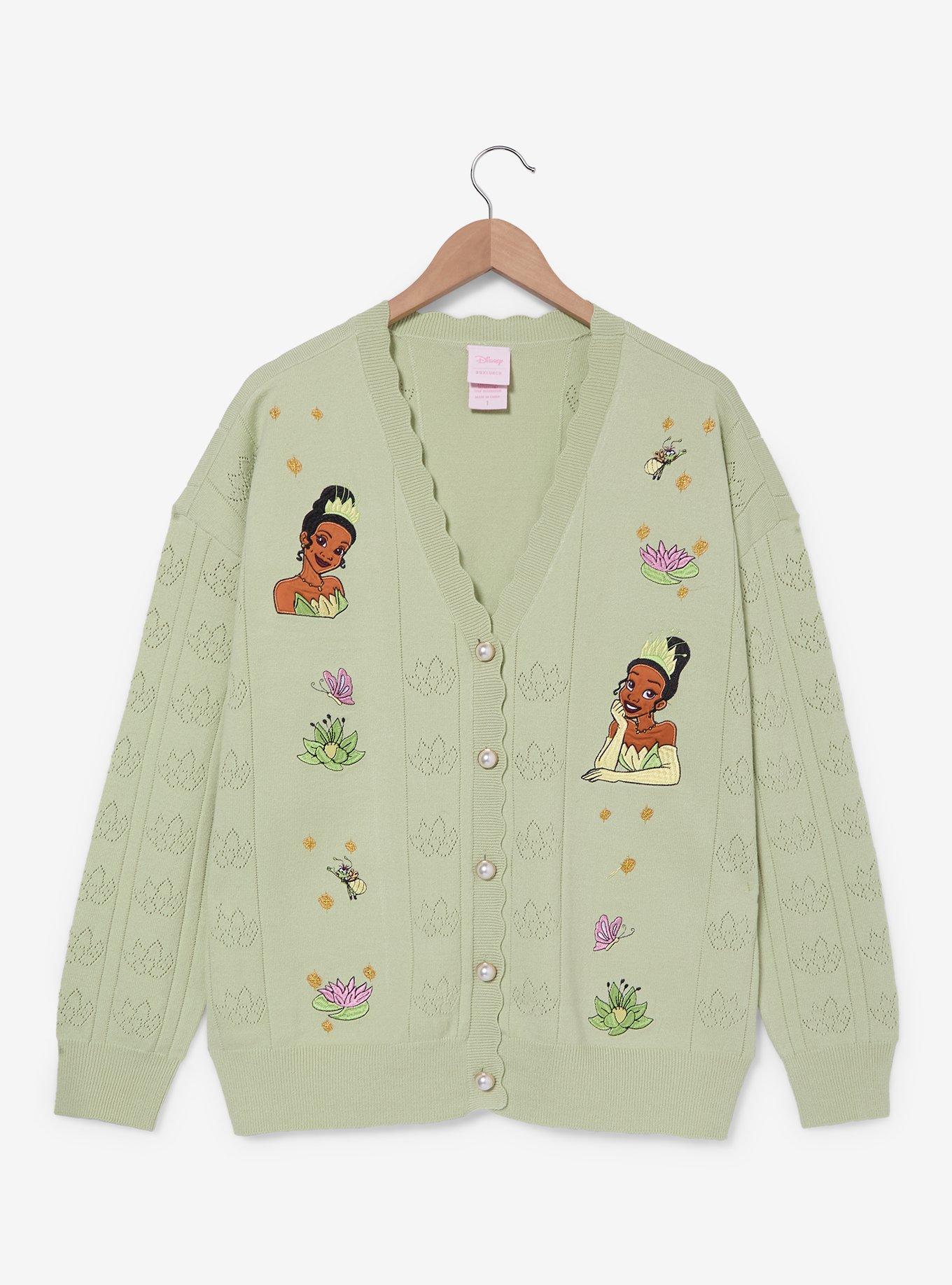 Disney The Princess and the Frog Tiana Bayou Women's Plus Size Cardigan &mdash; BoxLunch Exclusive, , hi-res