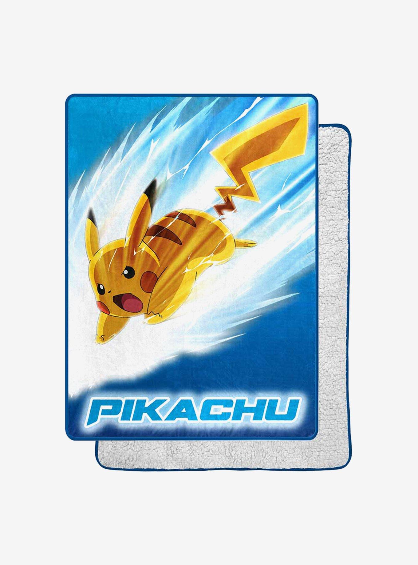 Pokémon Pikachu Sherpa Throw Blanket, , hi-res