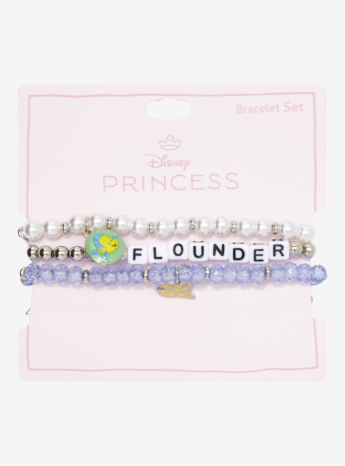 Disney The Little Mermaid Flounder Friendship Bracelet Set - BoxLunch Exclusive, , hi-res